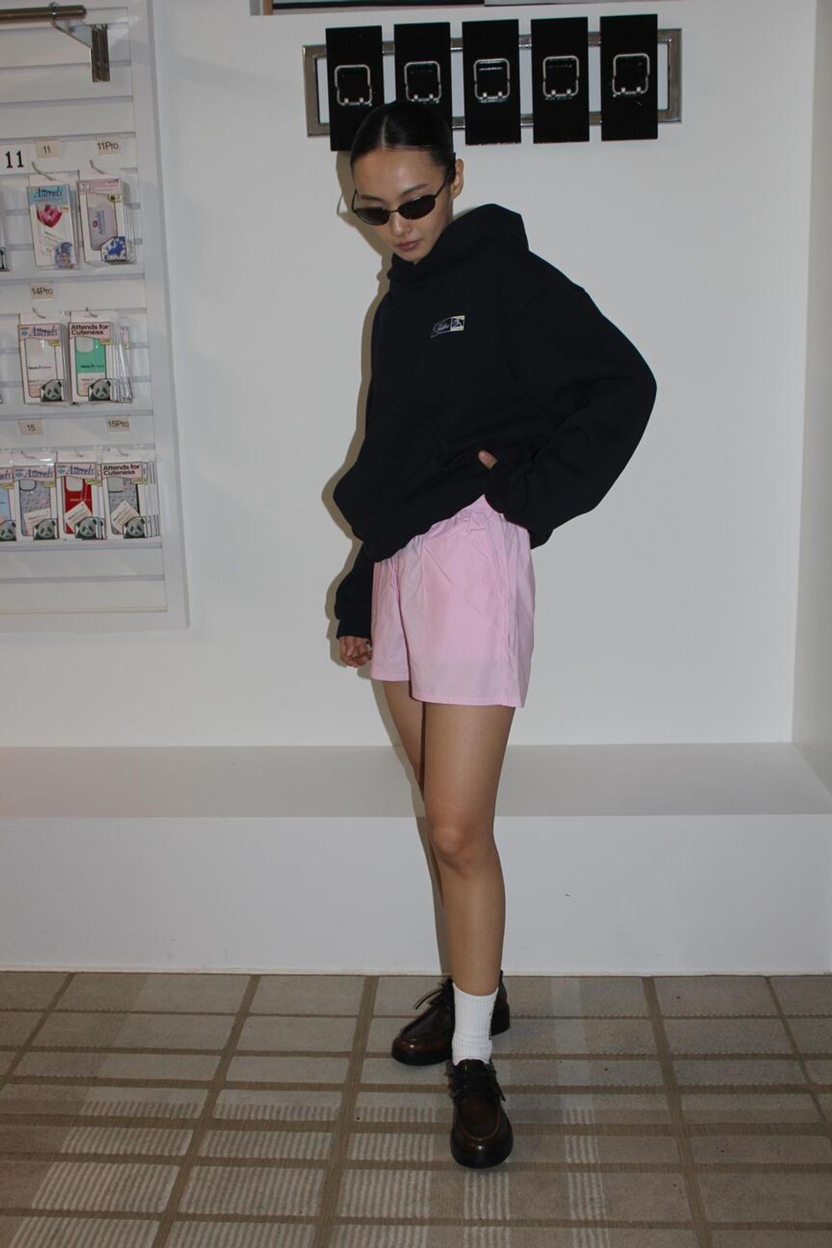 어텐즈(ATTENDS) Limitless attends hood (Deep navy)