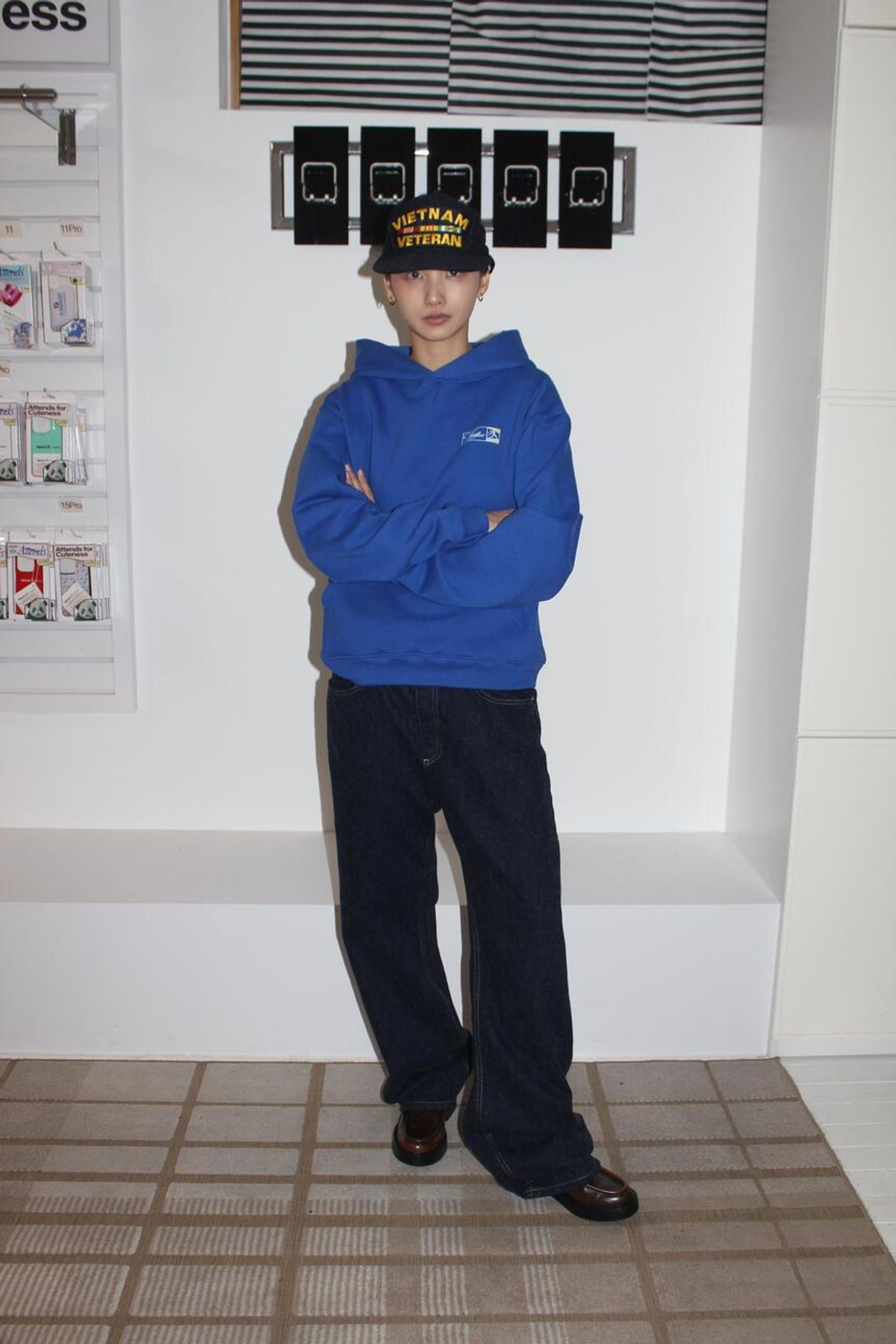 어텐즈(ATTENDS) Limitless attends hood (Blue)