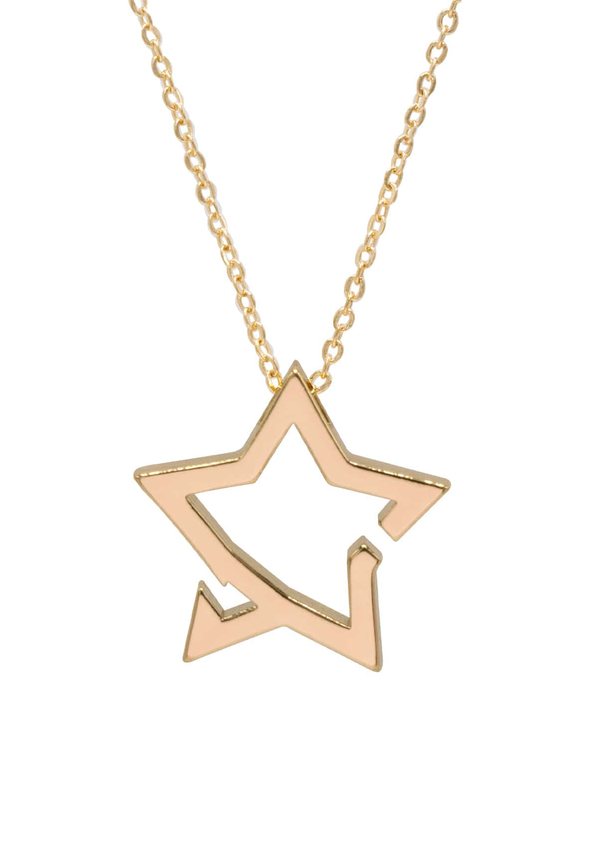 종종(JONGJONG) Draw Star Necklace