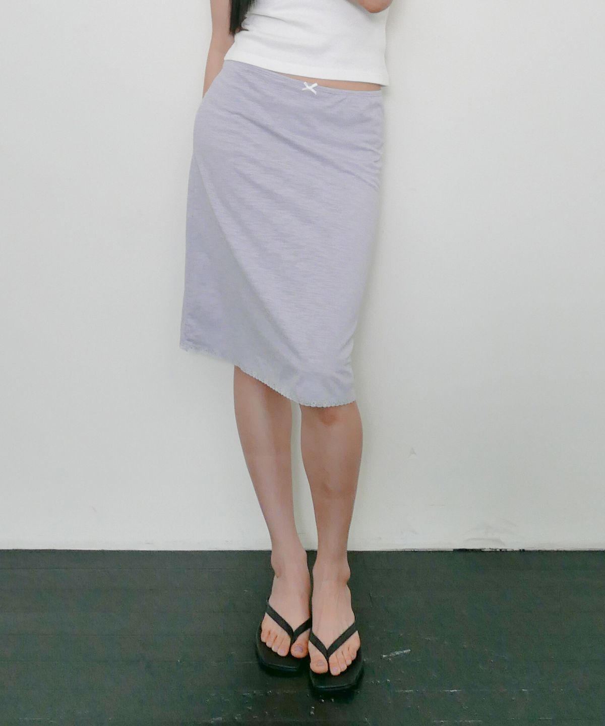 디어스토커(DEARSTALKER) D. BASIC NATURAL MIDI SKIRT - 3 COLOR