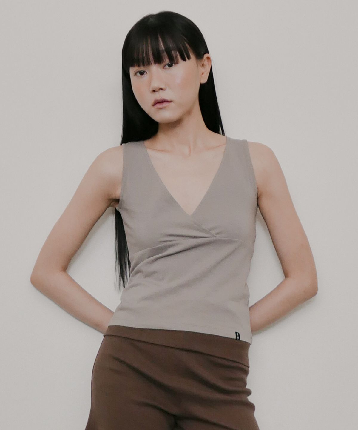디어스토커(DEARSTALKER) D. BASIC BABY V-NECK TANK - 5 COLOR