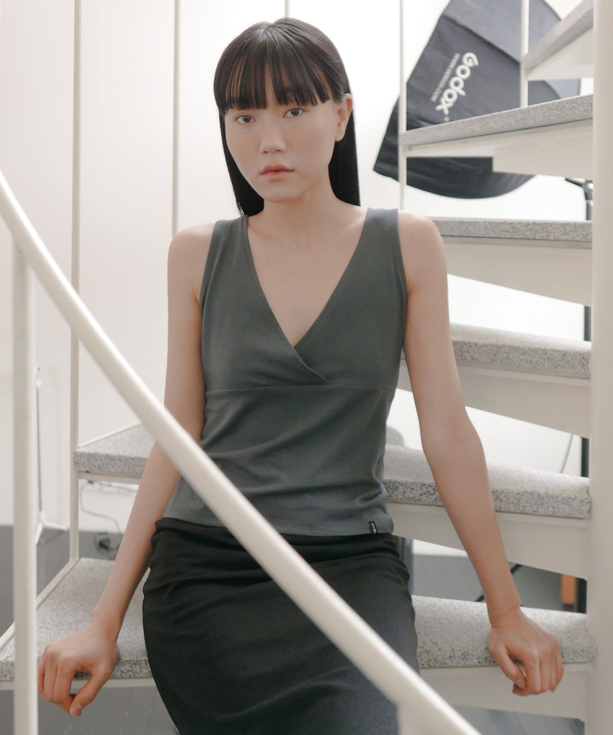디어스토커(DEARSTALKER) D. BASIC BABY V-NECK TANK - 5 COLOR