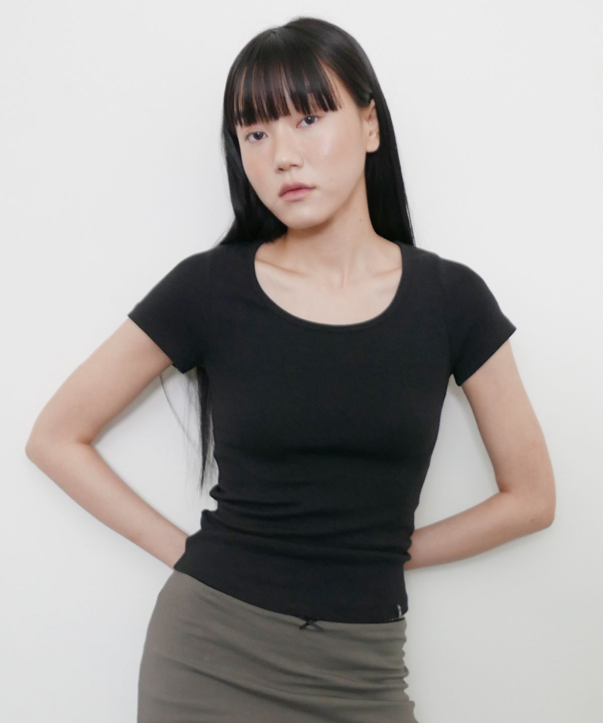 디어스토커(DEARSTALKER) D. BASIC COTTON BABY ROUND-NECK TEE - 3 COLOR