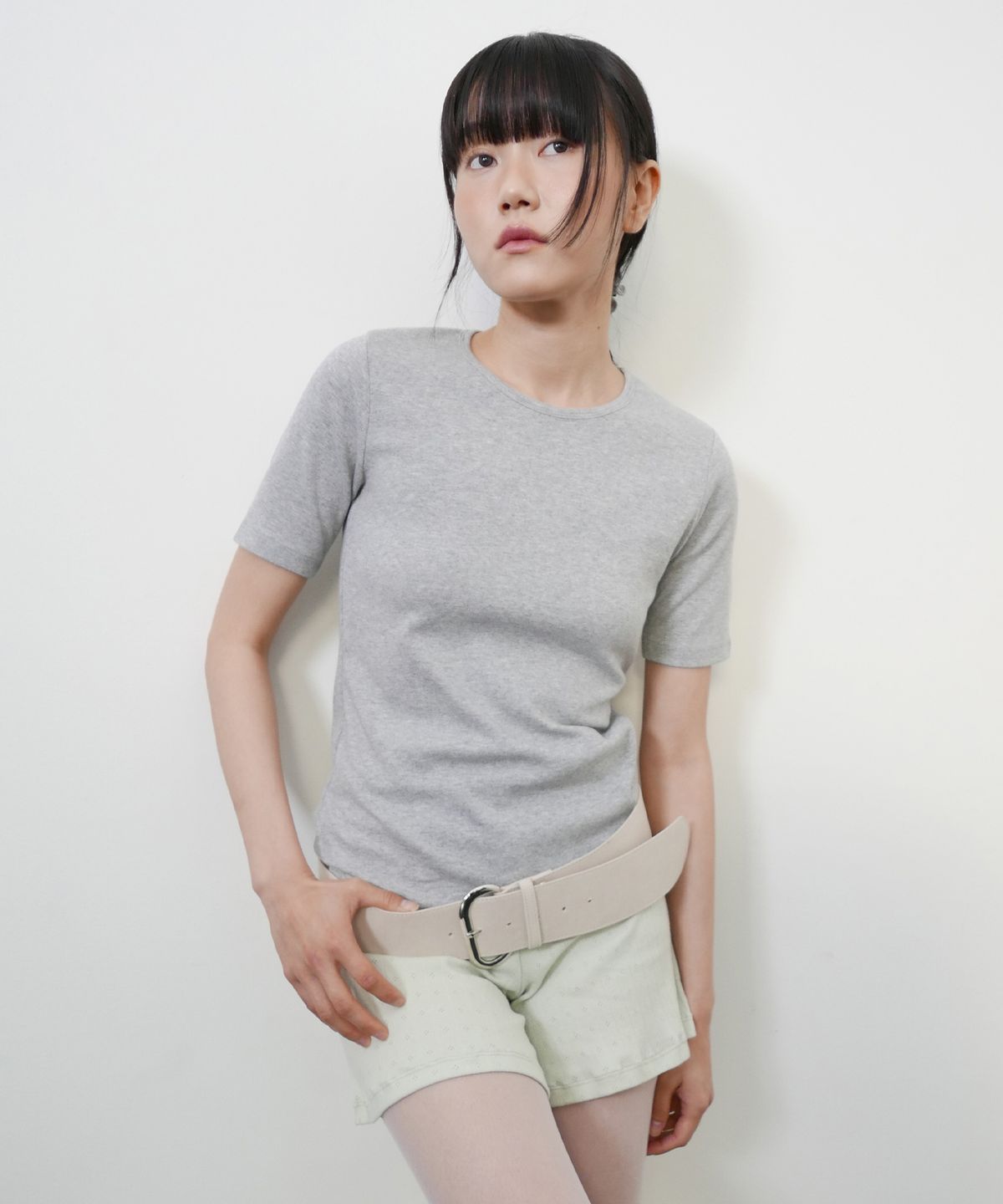 디어스토커(DEARSTALKER) D. BASIC COTTON REGULAR ROUND-NECK TEE - 3 COLOR