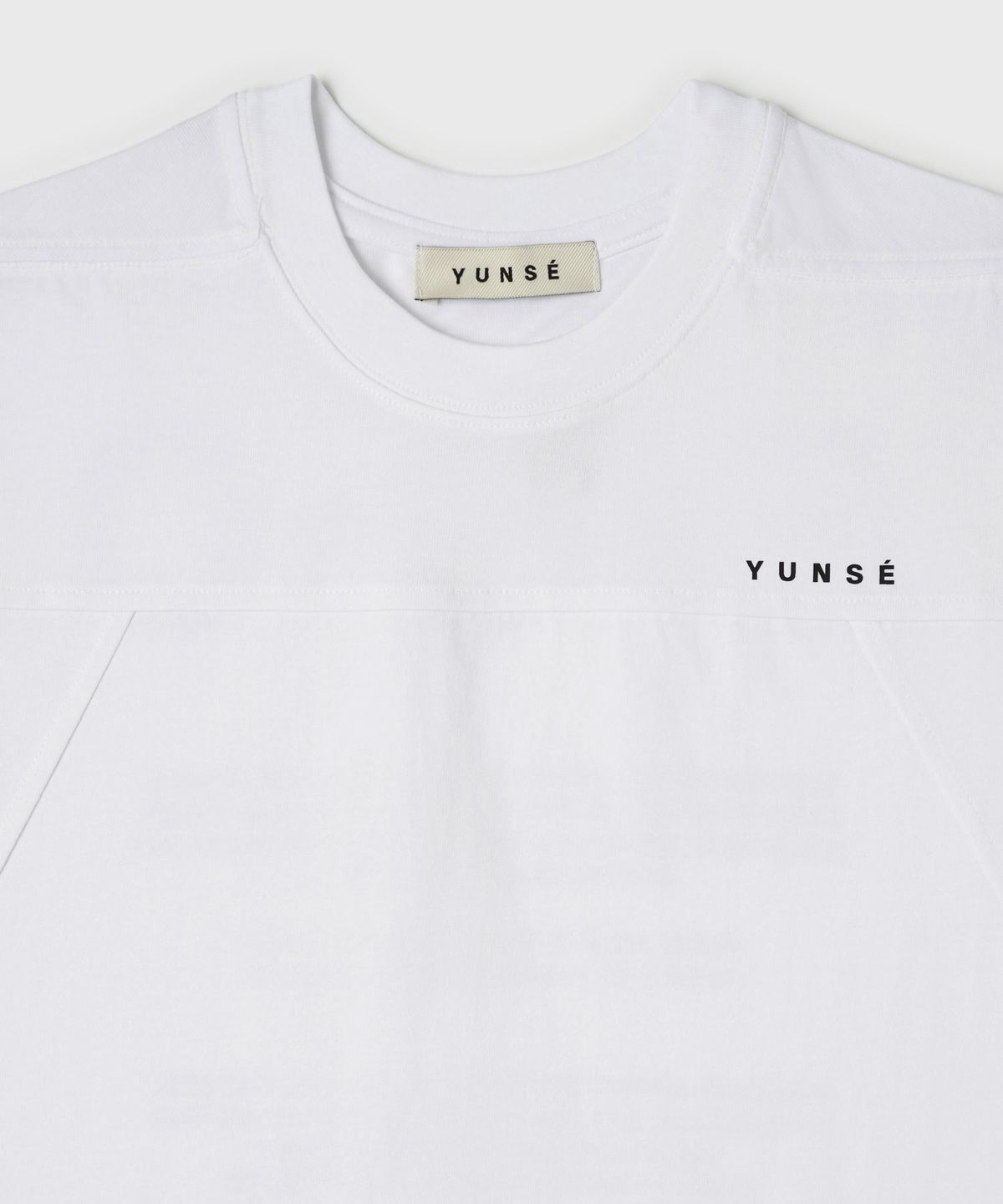 윤세(YUNSE) 유니섹스 박스 슬리브리스 (화이트)