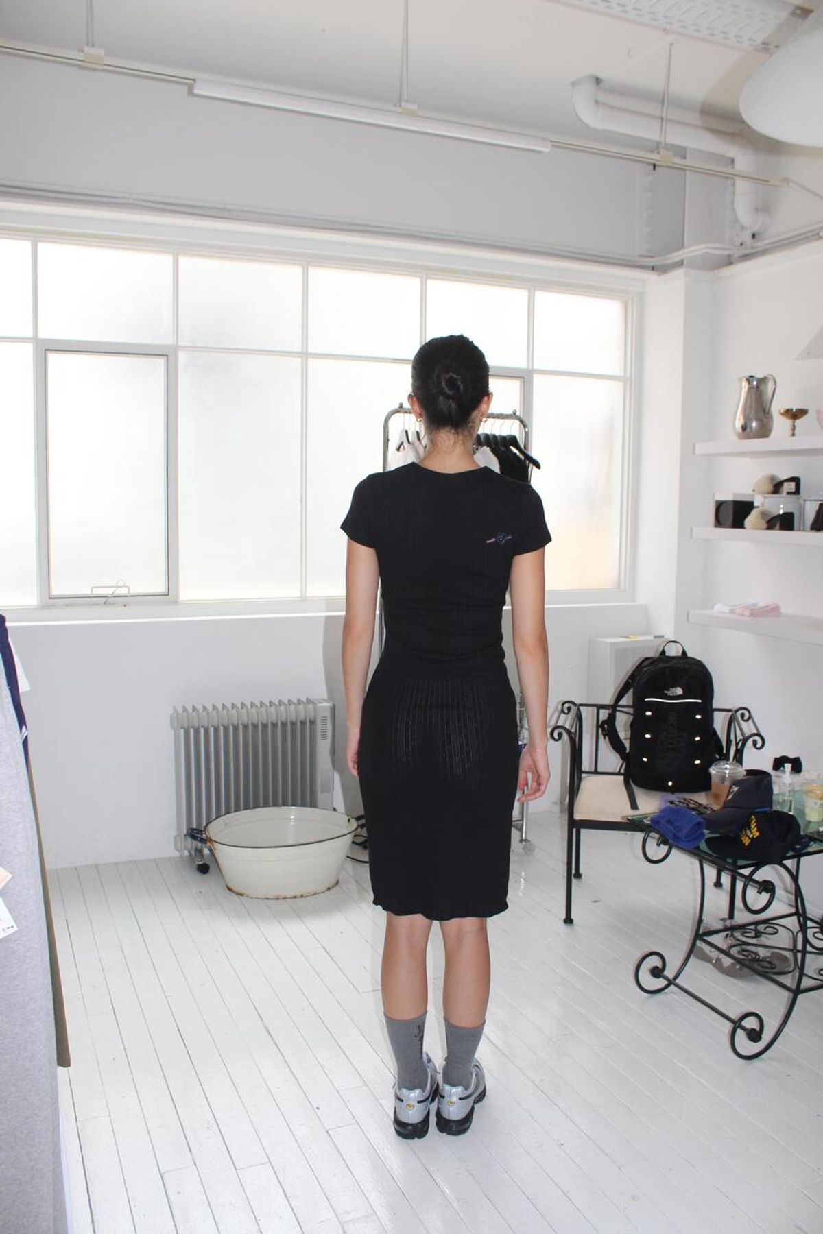 어텐즈(ATTENDS) Attends Island dress (Black)