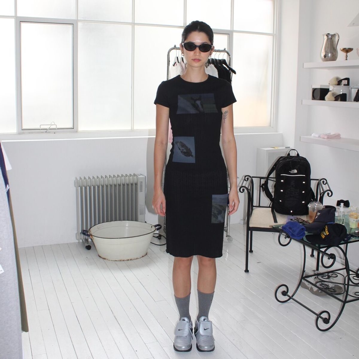 어텐즈(ATTENDS) Attends Island dress (Black)