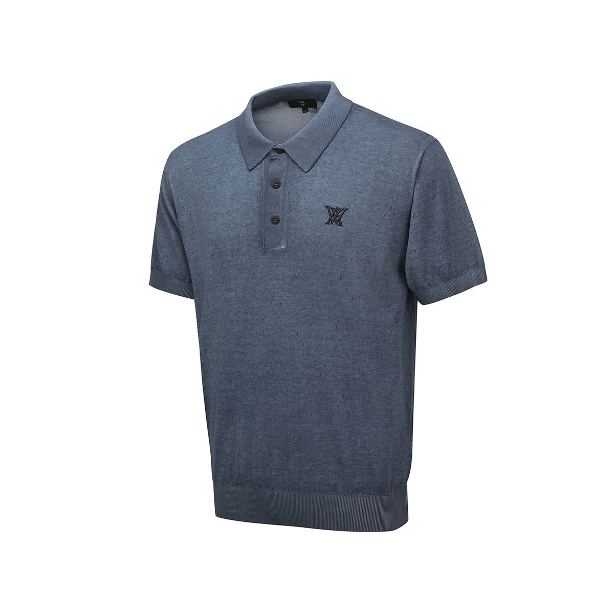 어뉴골프(ANEW GOLF) JACQUARD KNIT POLO SHIRTS_BL
