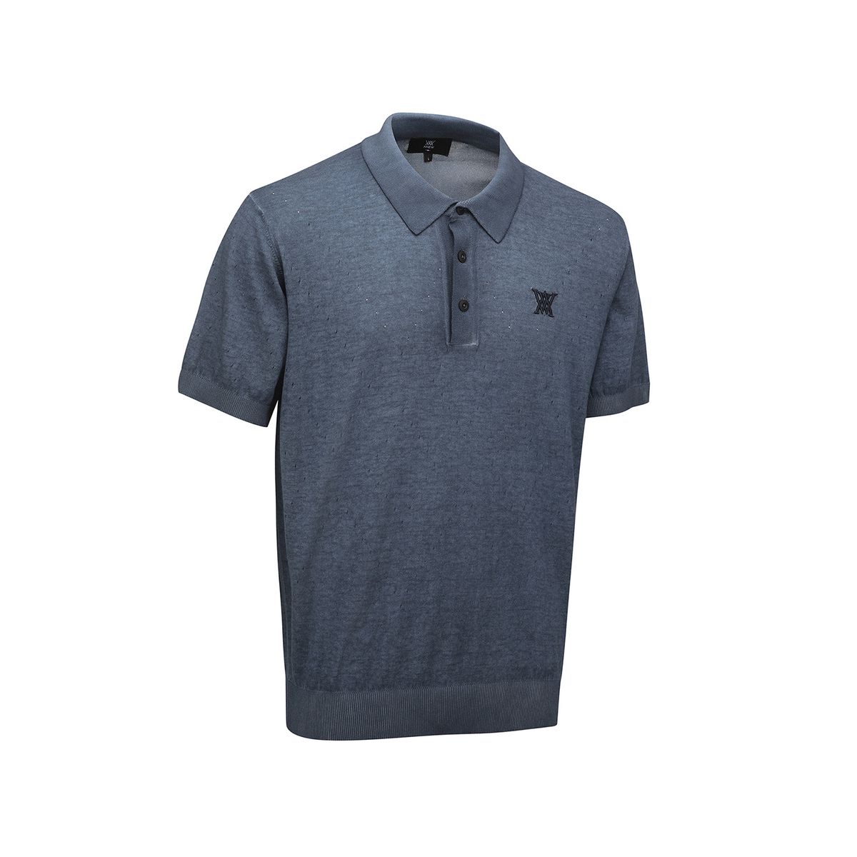어뉴골프(ANEW GOLF) JACQUARD KNIT POLO SHIRTS_BL