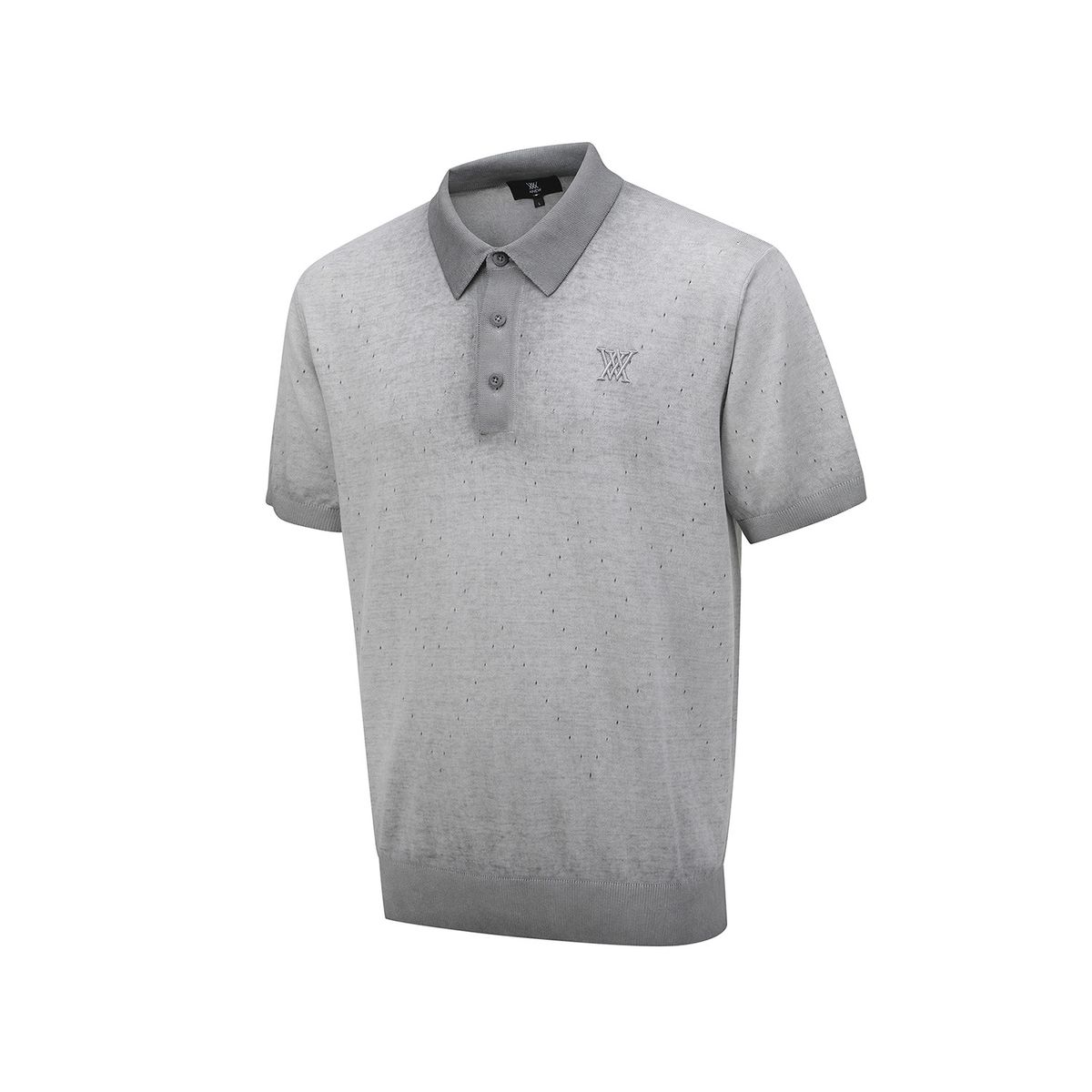 어뉴골프(ANEW GOLF) JACQUARD KNIT POLO SHIRTS_GR
