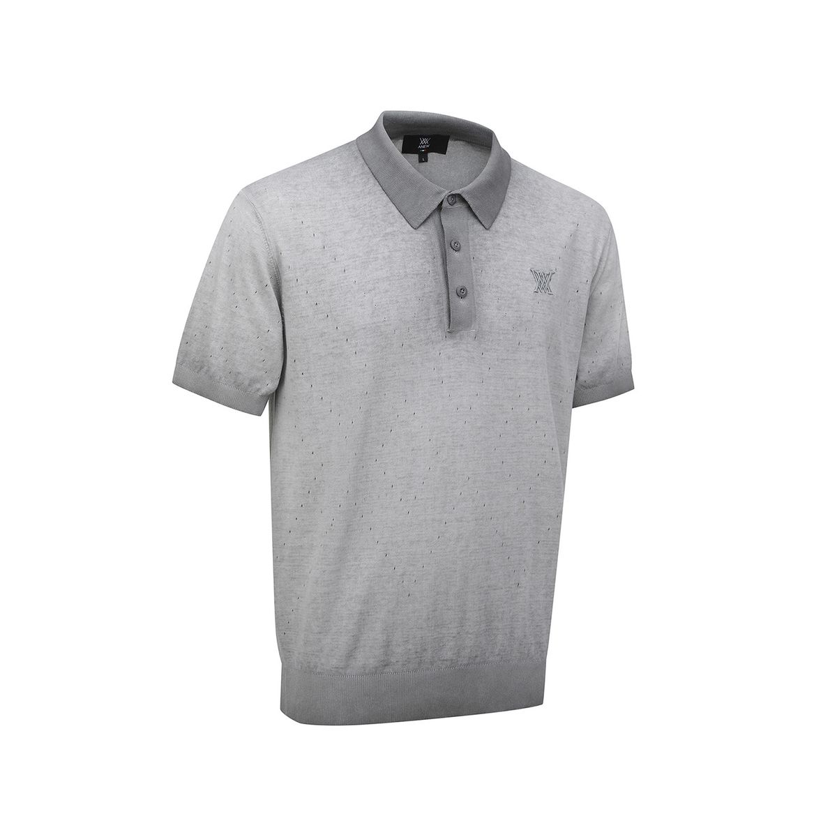 어뉴골프(ANEW GOLF) JACQUARD KNIT POLO SHIRTS_GR