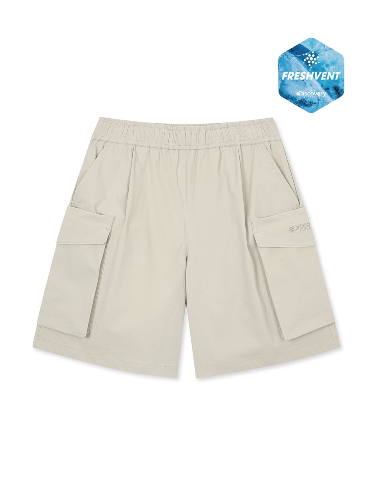 디스커버리 키즈(DISCOVERY KIDS) 여아 프레시벤트 버뮤다 트레이닝 반바지 (D.Skin Beige)