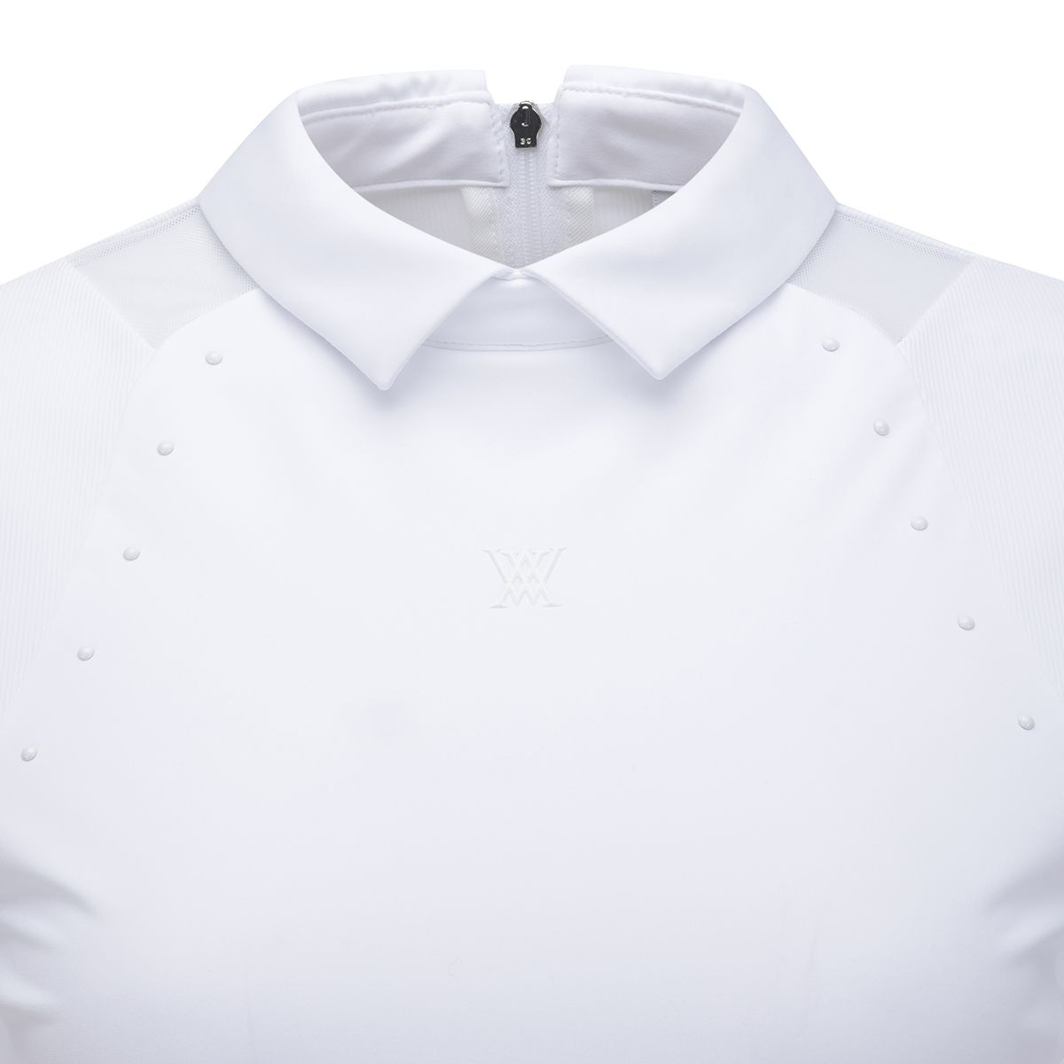 어뉴골프(ANEW GOLF) WOMEN SM HYBRID SHORT T-SHIRT_WH