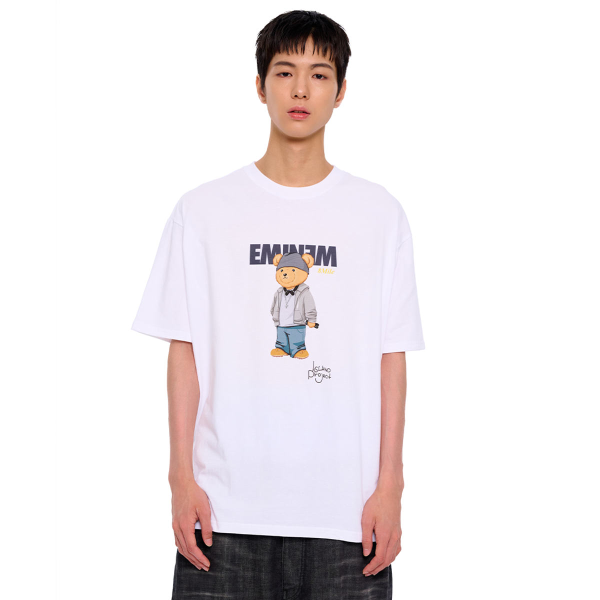 아일랜드 프로젝트(ISLAND PROJECT) Eminem T-shirt - White