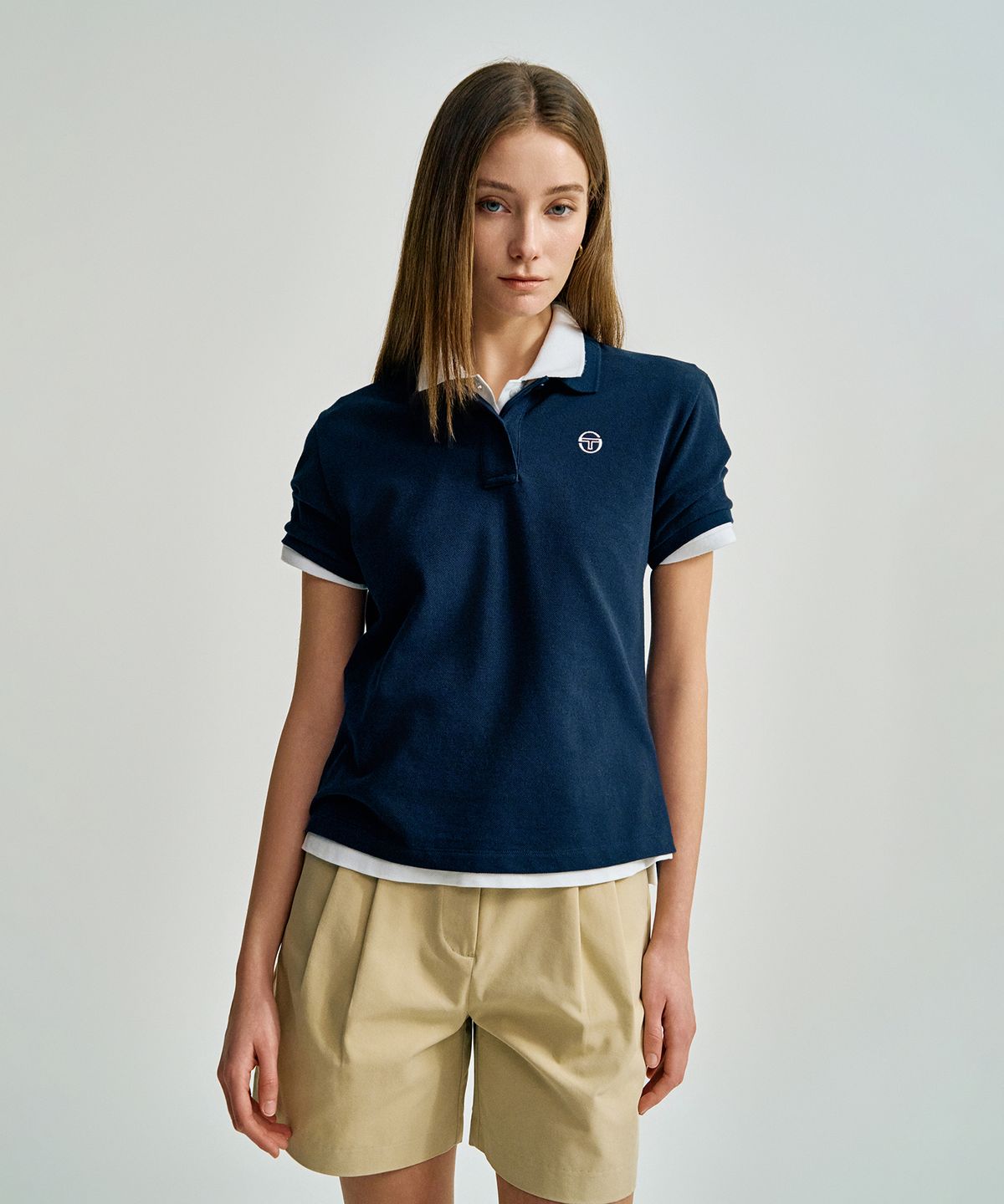 세르지오 타키니(SERGIO TACCHINI) W 클래식 여성 폴로 (Navy)