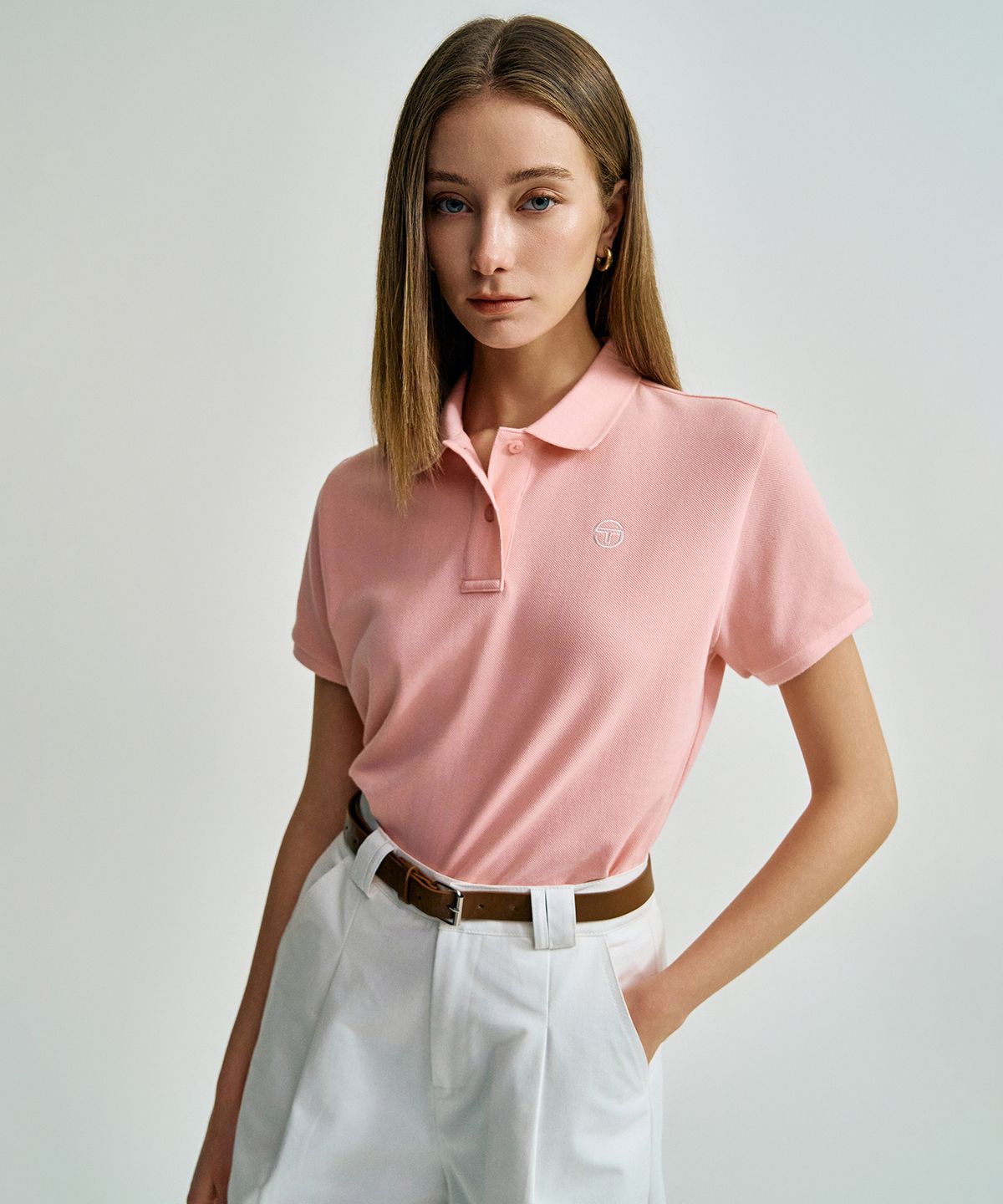 세르지오 타키니(SERGIO TACCHINI) W 클래식 여성 폴로 (L.Pink)