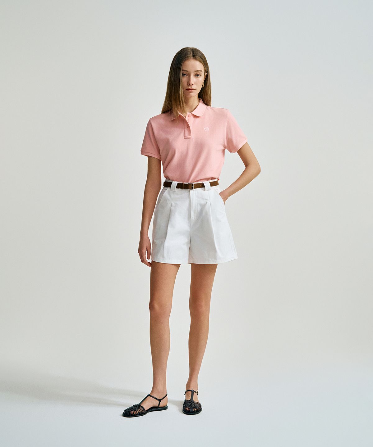 세르지오 타키니(SERGIO TACCHINI) W 클래식 여성 폴로 (L.Pink)