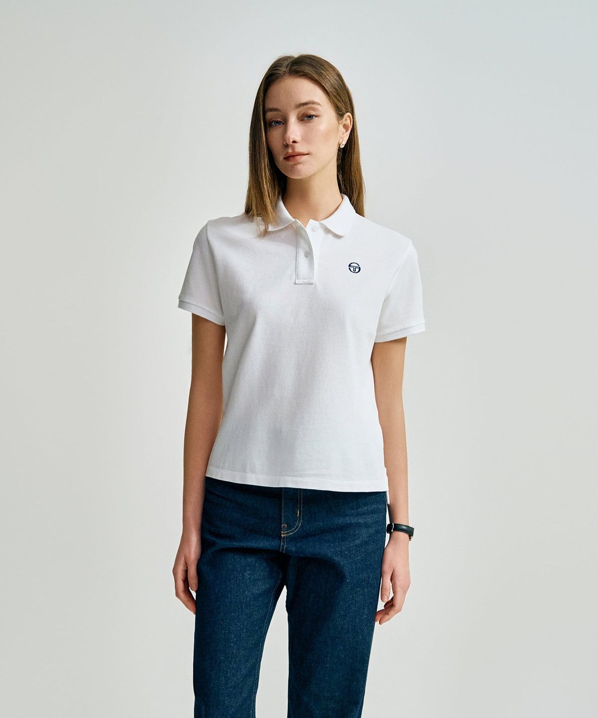 세르지오 타키니(SERGIO TACCHINI) W 클래식 여성 폴로 (White)