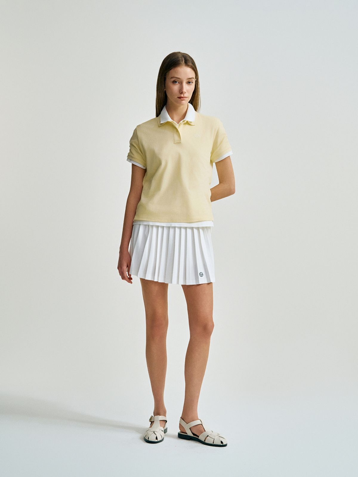 세르지오 타키니(SERGIO TACCHINI) W 클래식 여성 폴로 (Yellow)