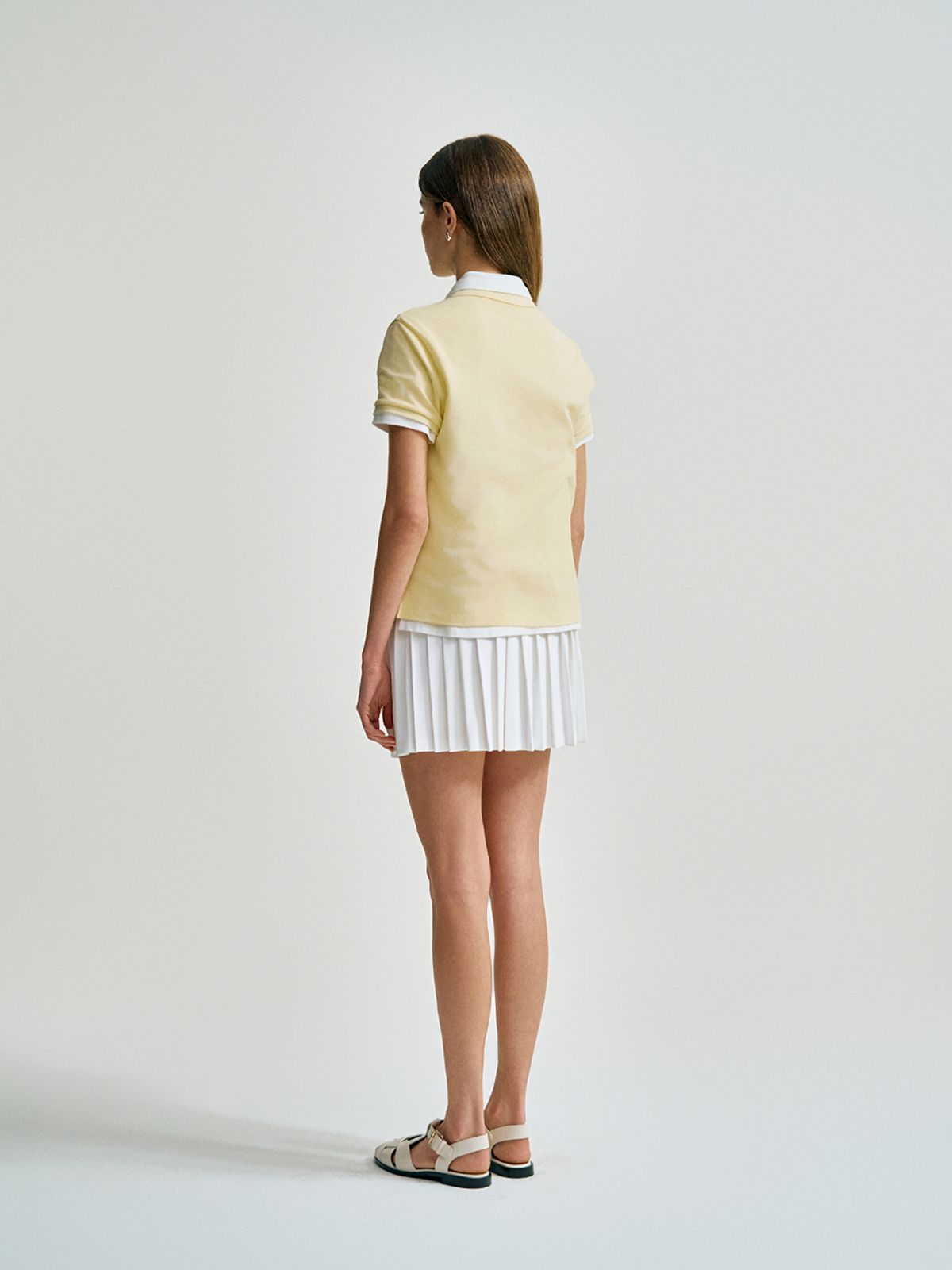 세르지오 타키니(SERGIO TACCHINI) W 클래식 여성 폴로 (Yellow)