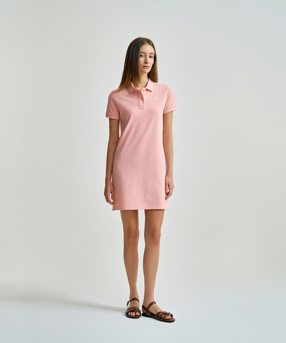 세르지오 타키니(SERGIO TACCHINI) W 클래식 피케 원피스 (L.Pink)