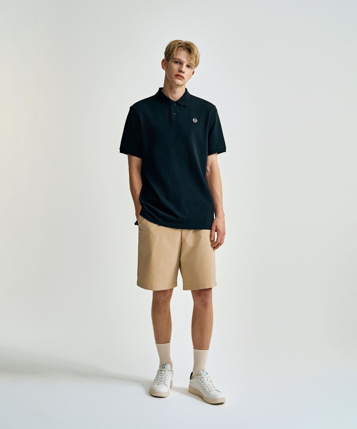 세르지오 타키니(SERGIO TACCHINI) M 클래식 남성 폴로 (Black)