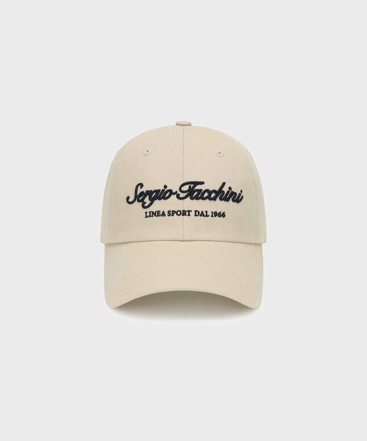 세르지오 타키니(SERGIO TACCHINI) U 코튼 클래식 언스트럭쳐 볼캡 (Beige)
