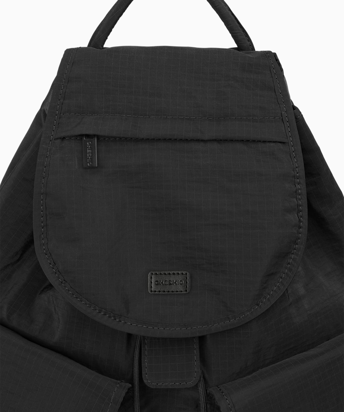 오헤시오(OHESHIO) TWO POCKET BACKPACK, BLACK