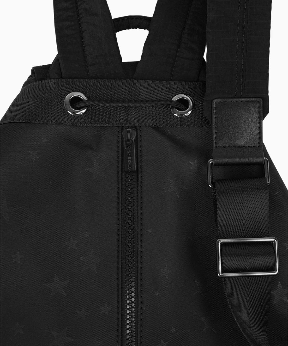 오헤시오(OHESHIO) TWO POCKET BACKPACK, BLACK