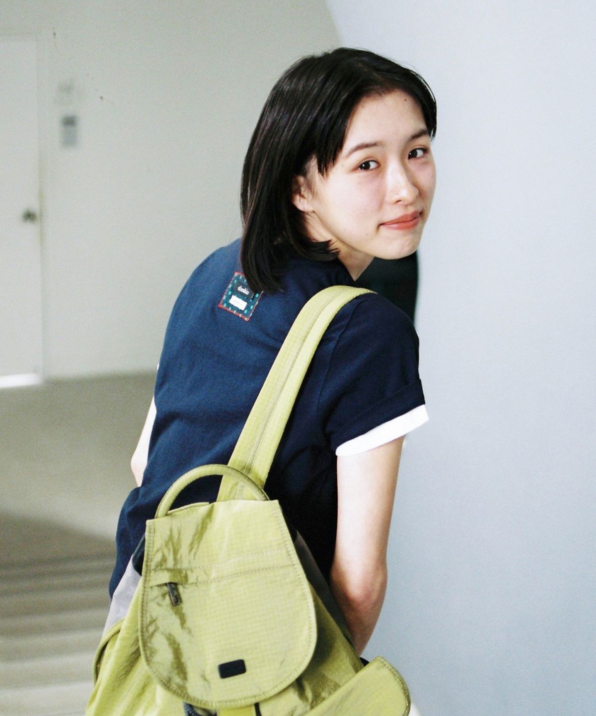 오헤시오(OHESHIO) TWO POCKET BACKPACK, KHAKI