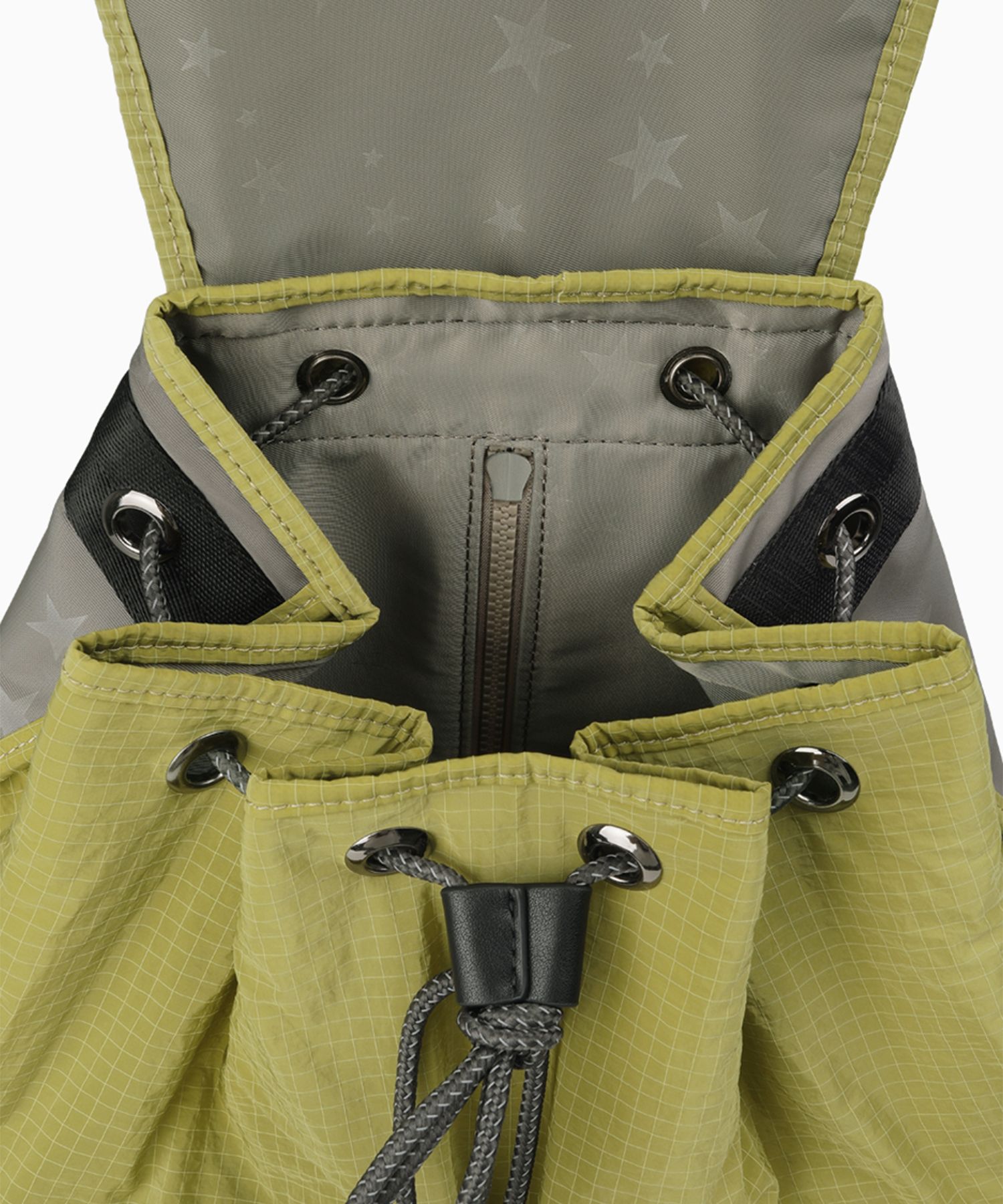 MUSINSA公式 | OHESHIO TWO POCKET BACKPACK, KHAKI