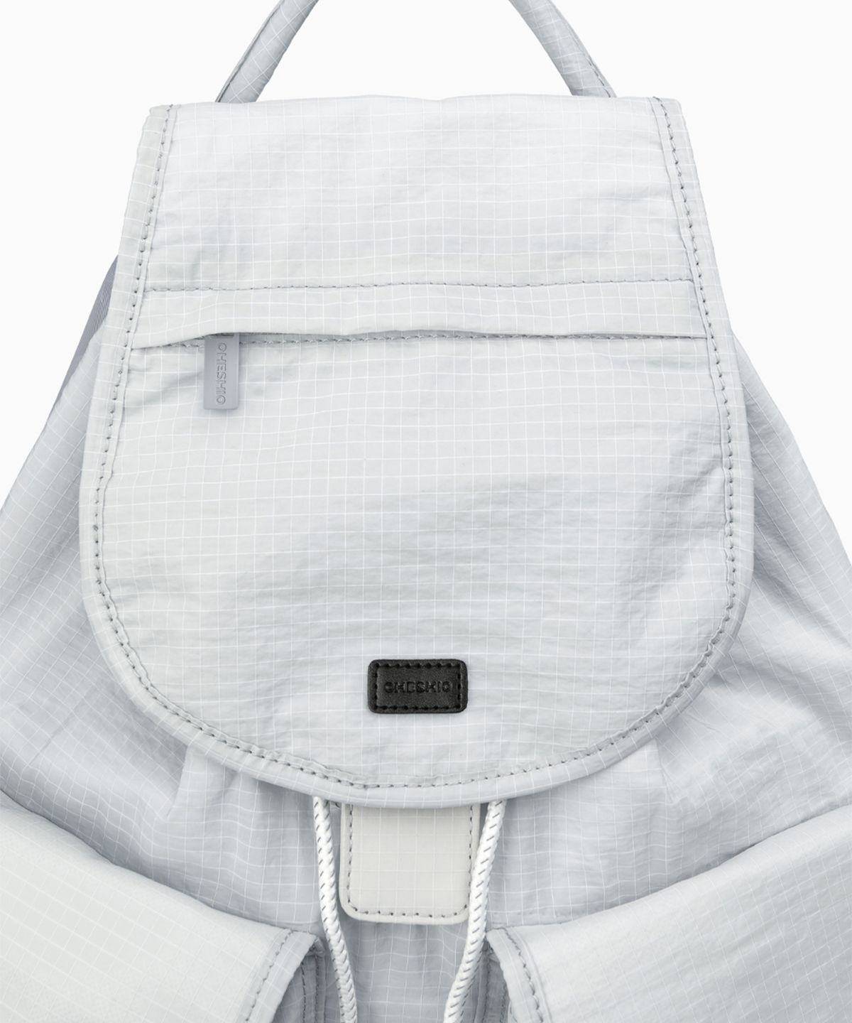 오헤시오(OHESHIO) TWO POCKET BACKPACK, LIGHT GRAY