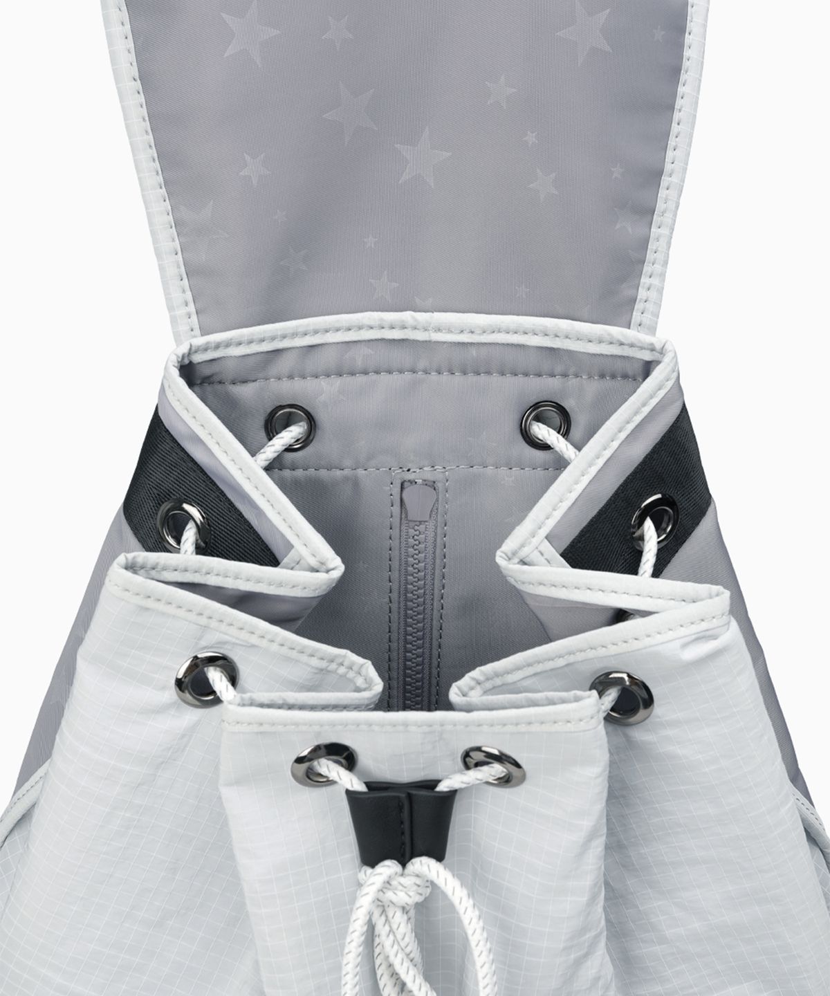 오헤시오(OHESHIO) TWO POCKET BACKPACK, LIGHT GRAY