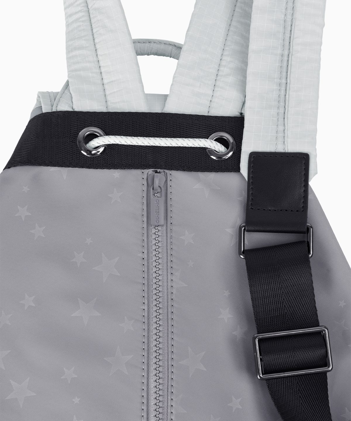 오헤시오(OHESHIO) TWO POCKET BACKPACK, LIGHT GRAY