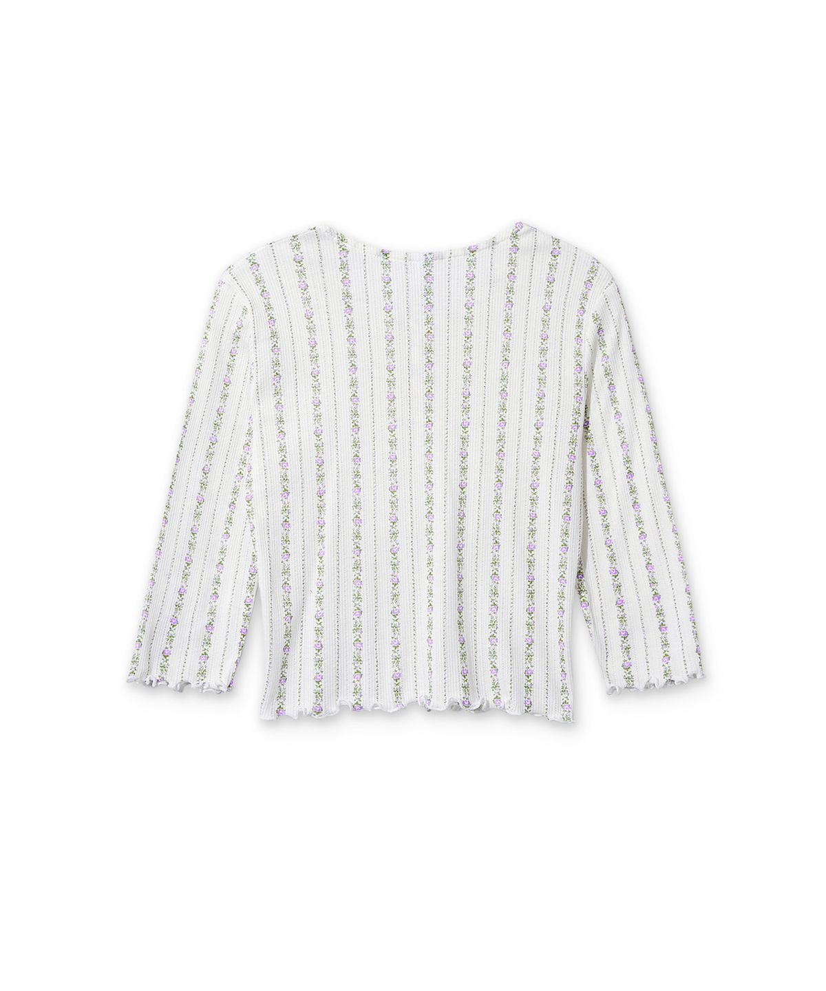 스내피커들(SNAPPY CUDDLE) Lavender Chiffon Tee Shirt