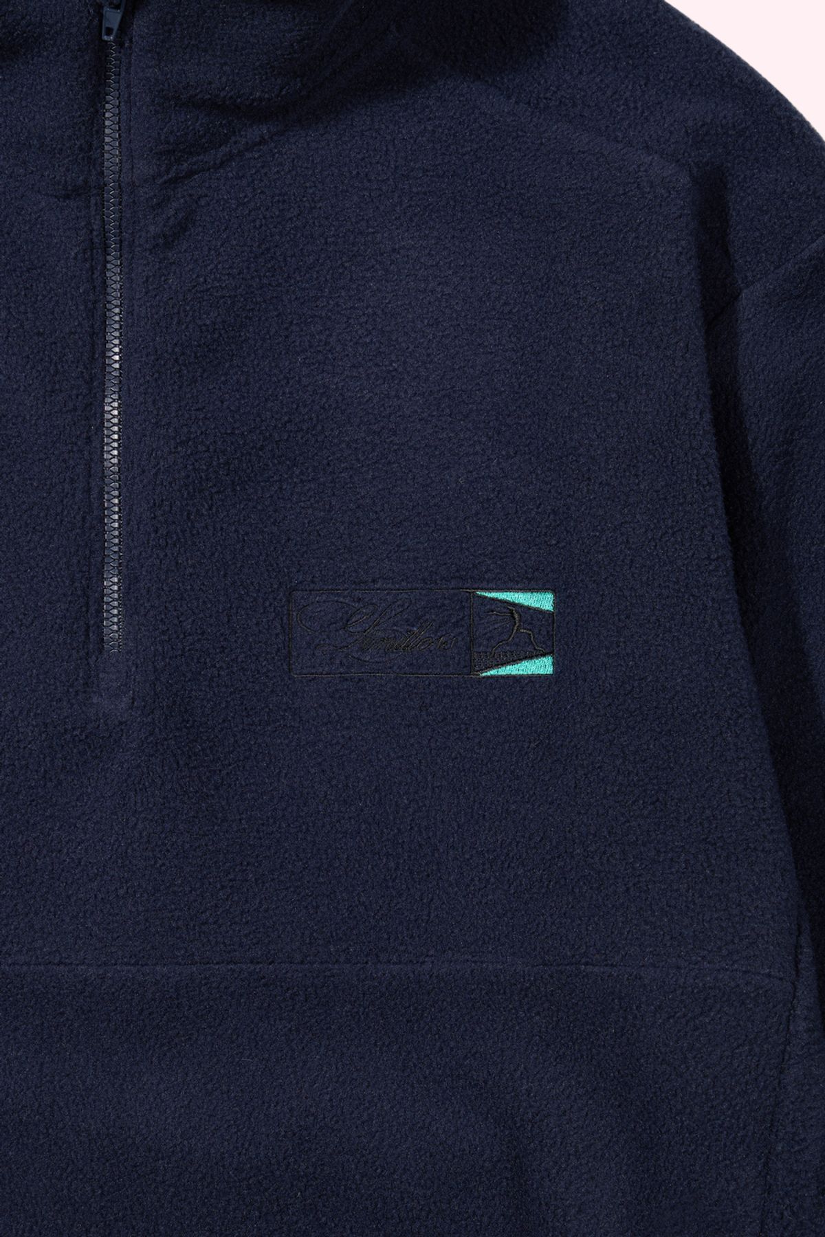 어텐즈(ATTENDS) CozyFit fleece half zip up (Navy)