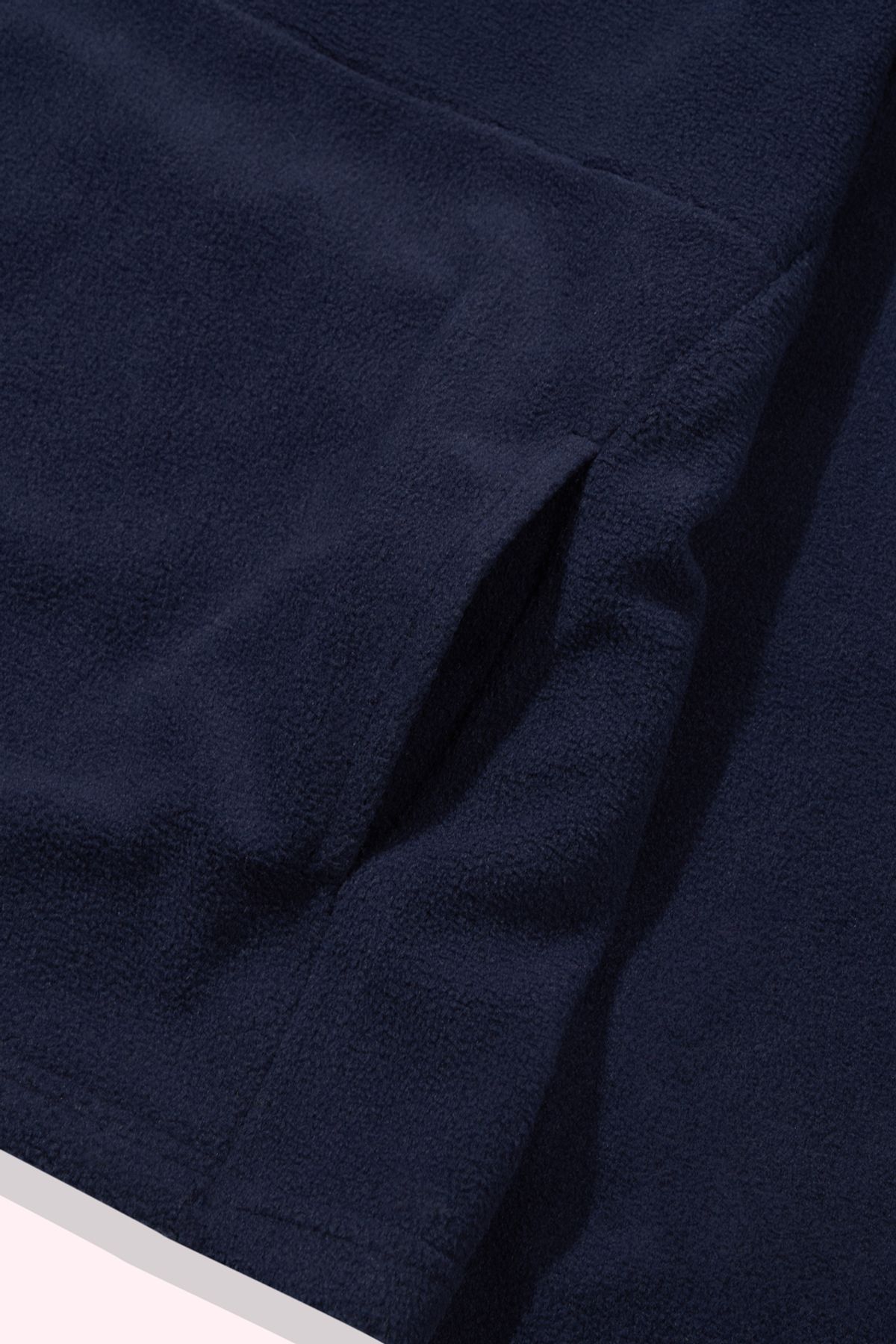 어텐즈(ATTENDS) CozyFit fleece half zip up (Navy)