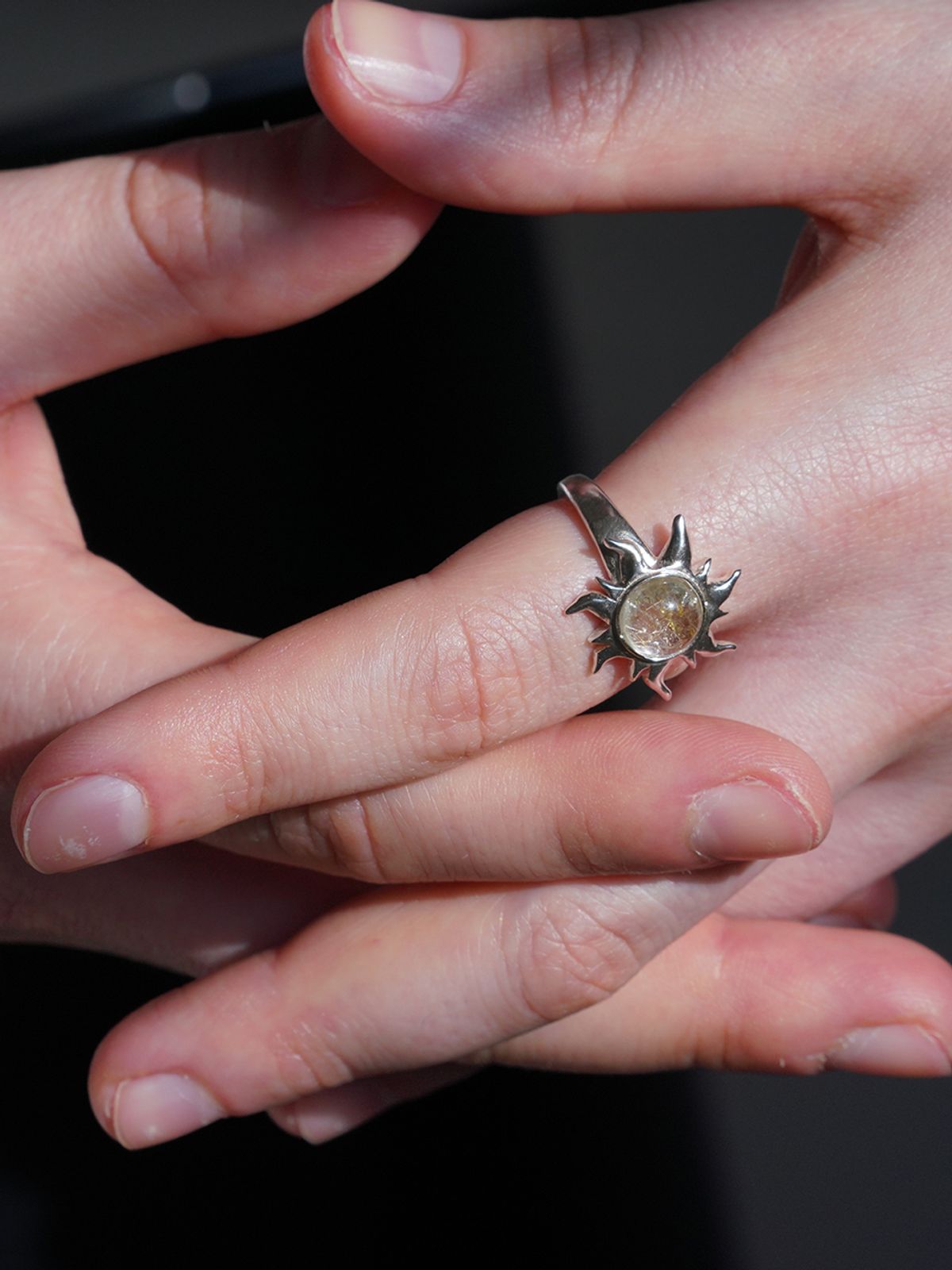 오버그레이(OVERGREY) Apollo eye Ring - Silver