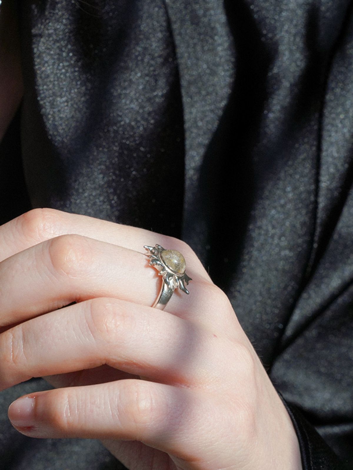 오버그레이(OVERGREY) Apollo eye Ring - Silver