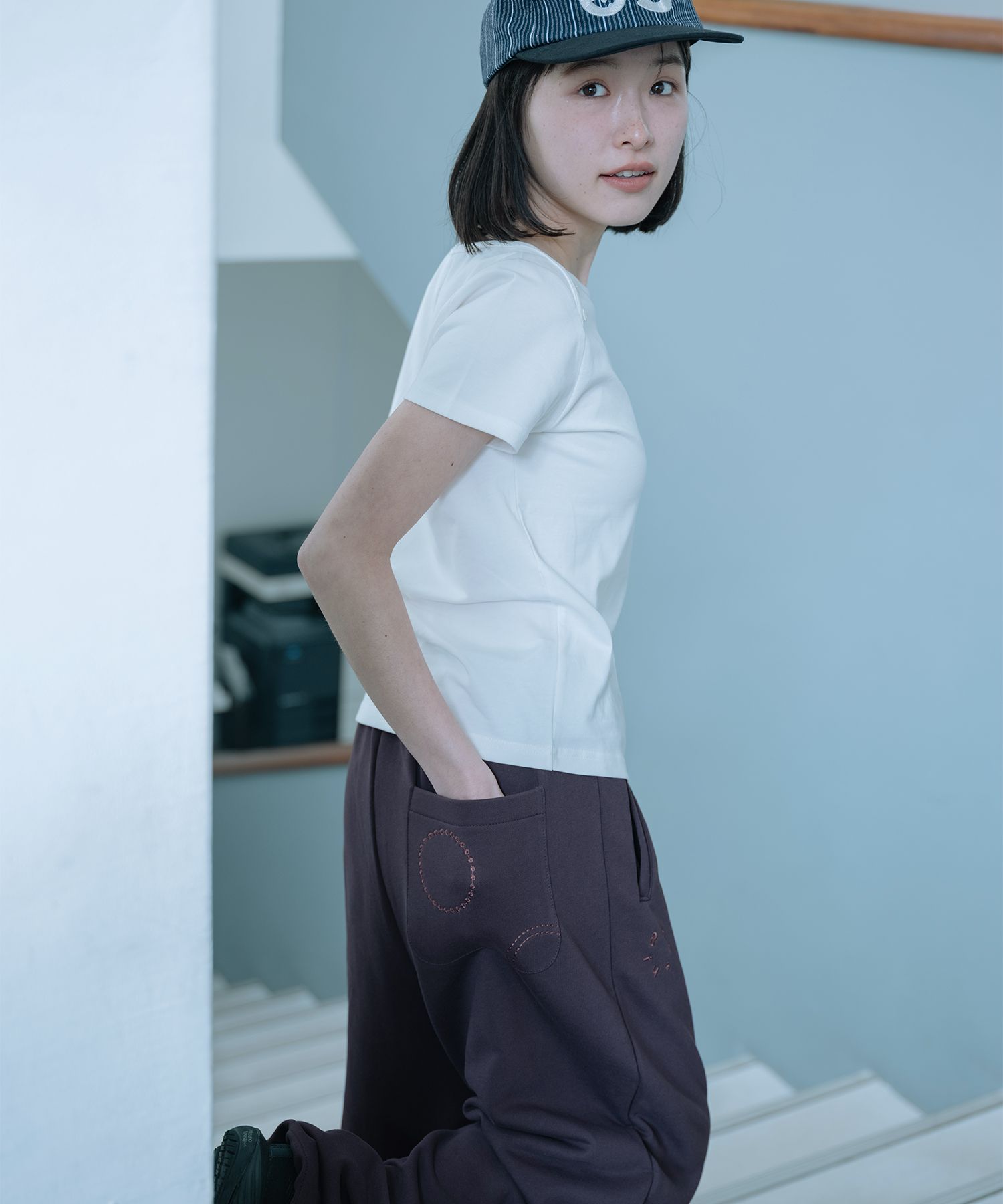 MUSINSA公式 | OHESHIO STRING SWEAT PANTS, PURPLE