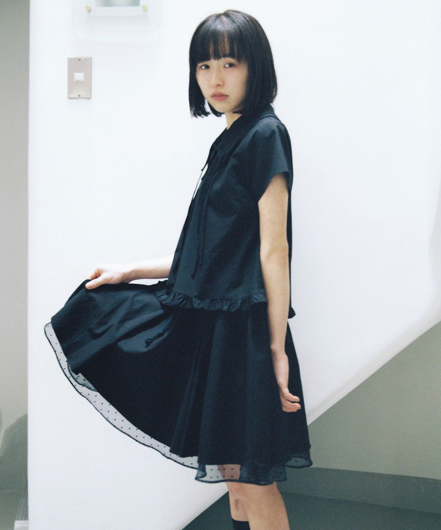 【Oheshio】 FLARE LAYERED BANDING SKIRT 2色 MUSINSA | OHESHIO FLARE LAYERED BANDING SKIRT, WHITE