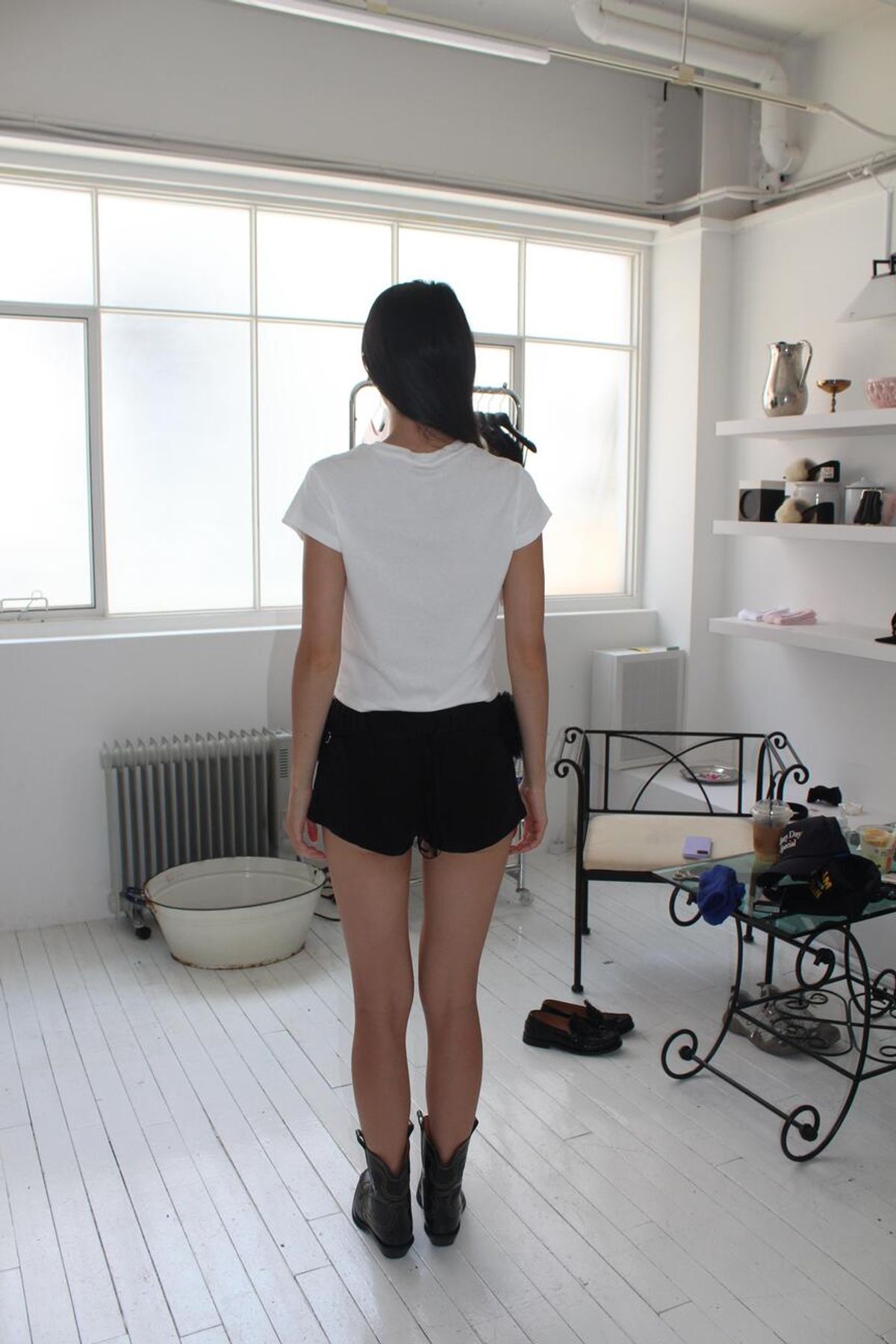 어텐즈(ATTENDS) Attends Island tee shirt