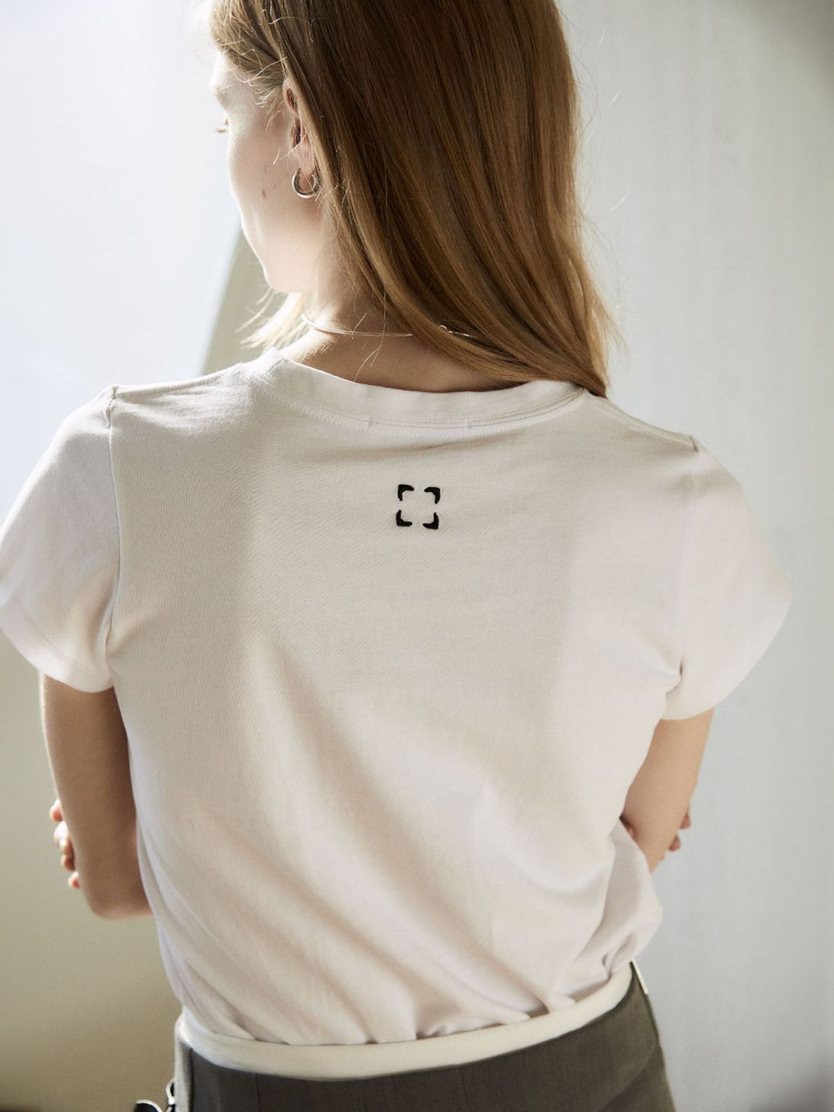 뮤제(MUSEE) ALLIANCE Musee Paris Tape T-Shirt_Off White