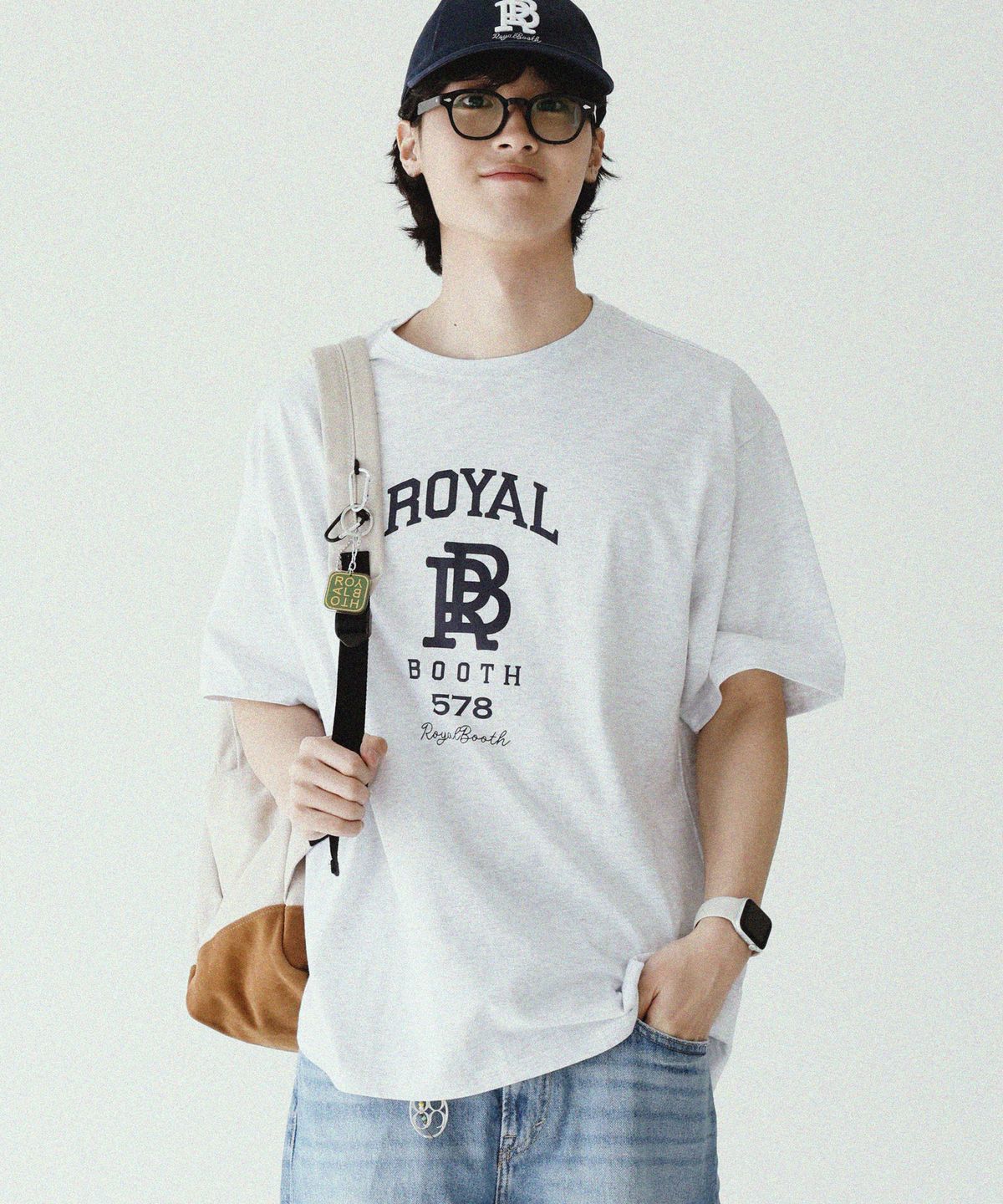 로얄부스(ROYALBOOTH) 피치 워시드 캔버스 백팩 [샌드베이지]