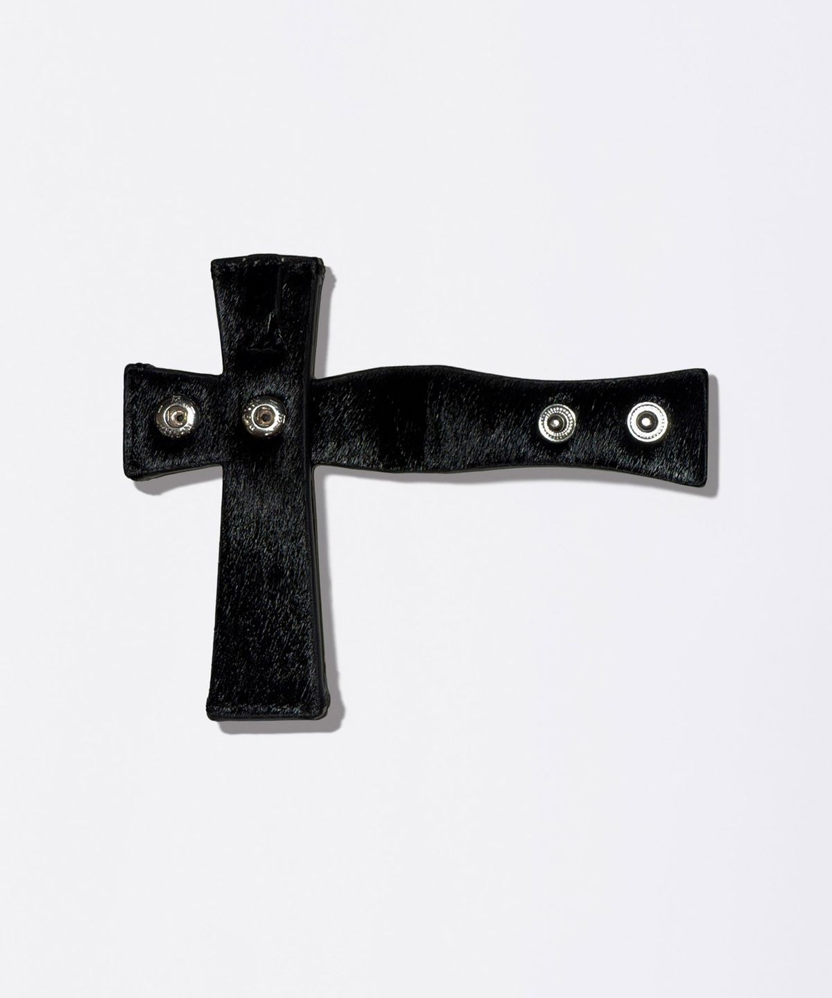 스컬프터(SCULPTOR) Cross Hair On Strap Wallet Black
