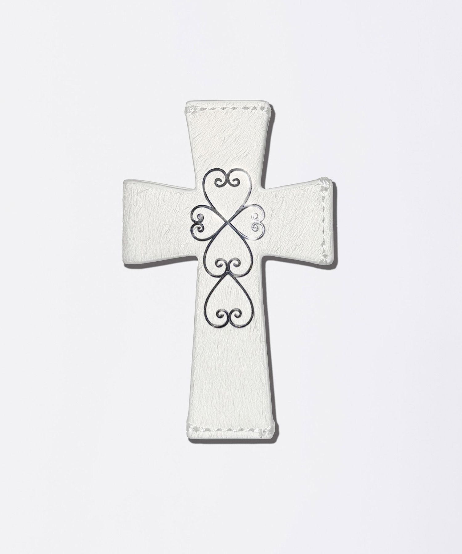 MUSINSA | SCULPTOR Cross Hair On Strap Wallet White