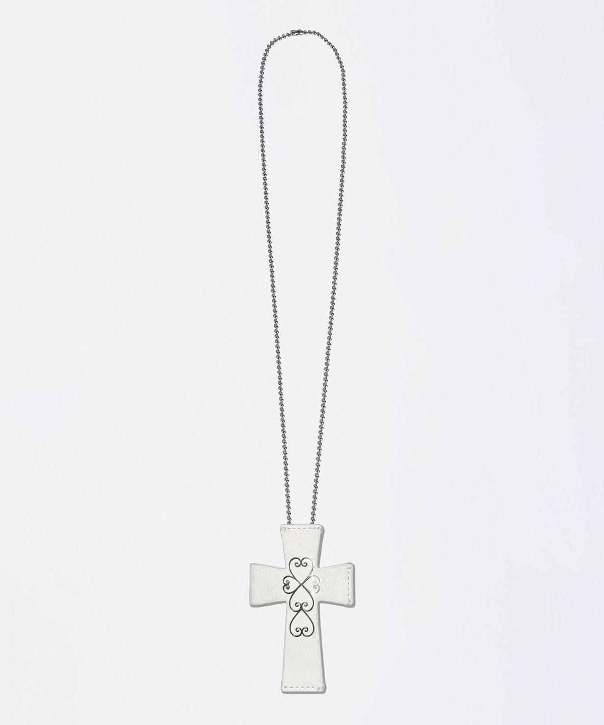 스컬프터(SCULPTOR) Cross Hair On Strap Wallet White