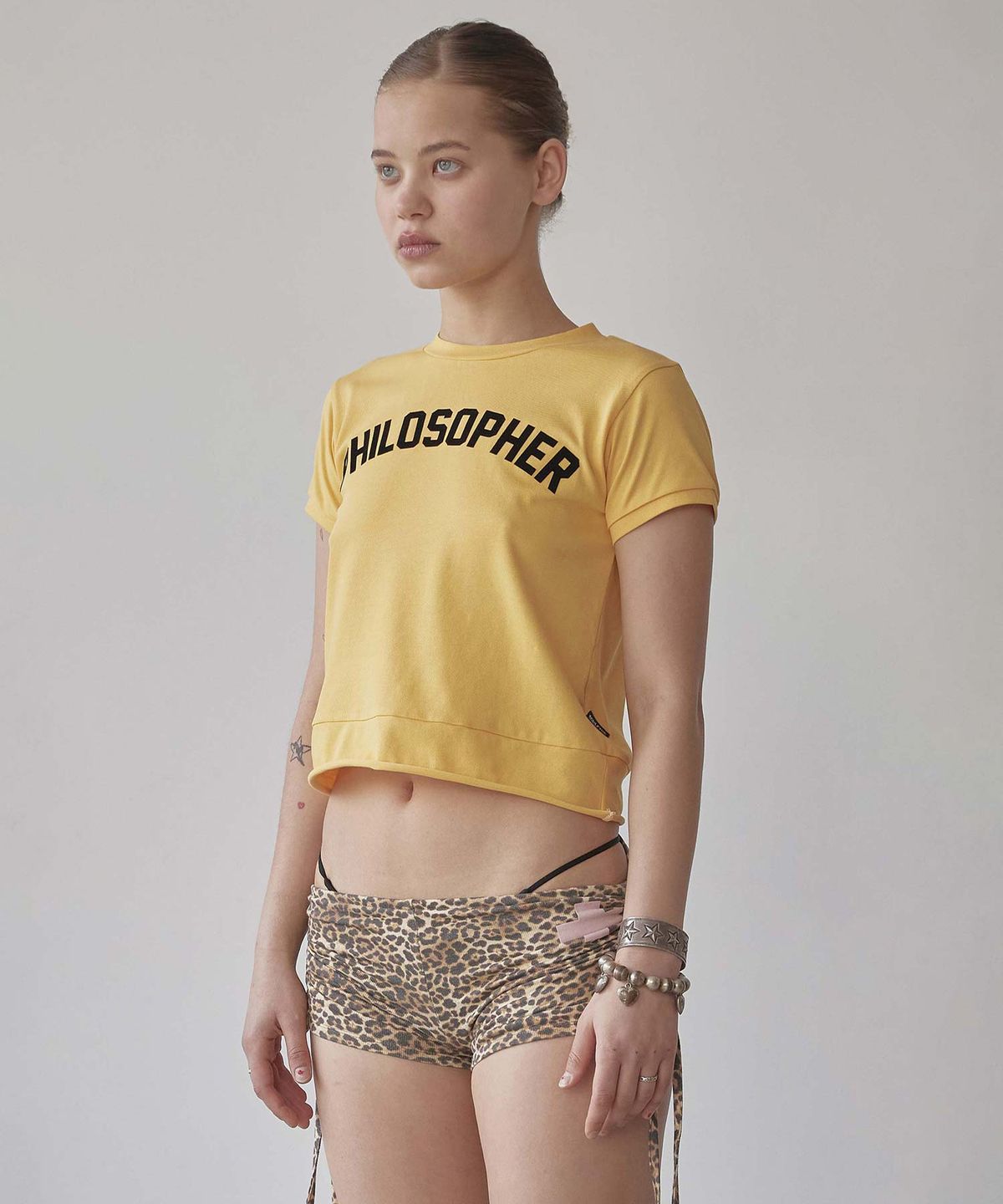 스컬프터(SCULPTOR) Philosopher Baby Tee Yellow