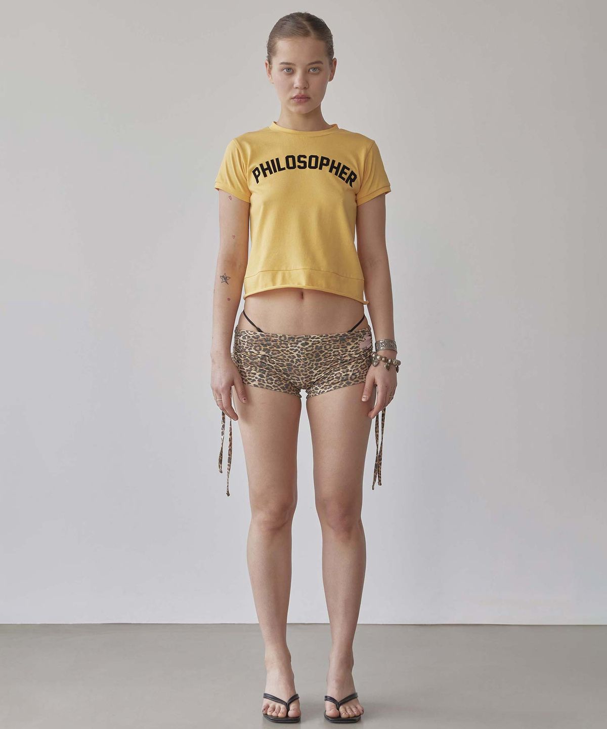 스컬프터(SCULPTOR) Philosopher Baby Tee Yellow