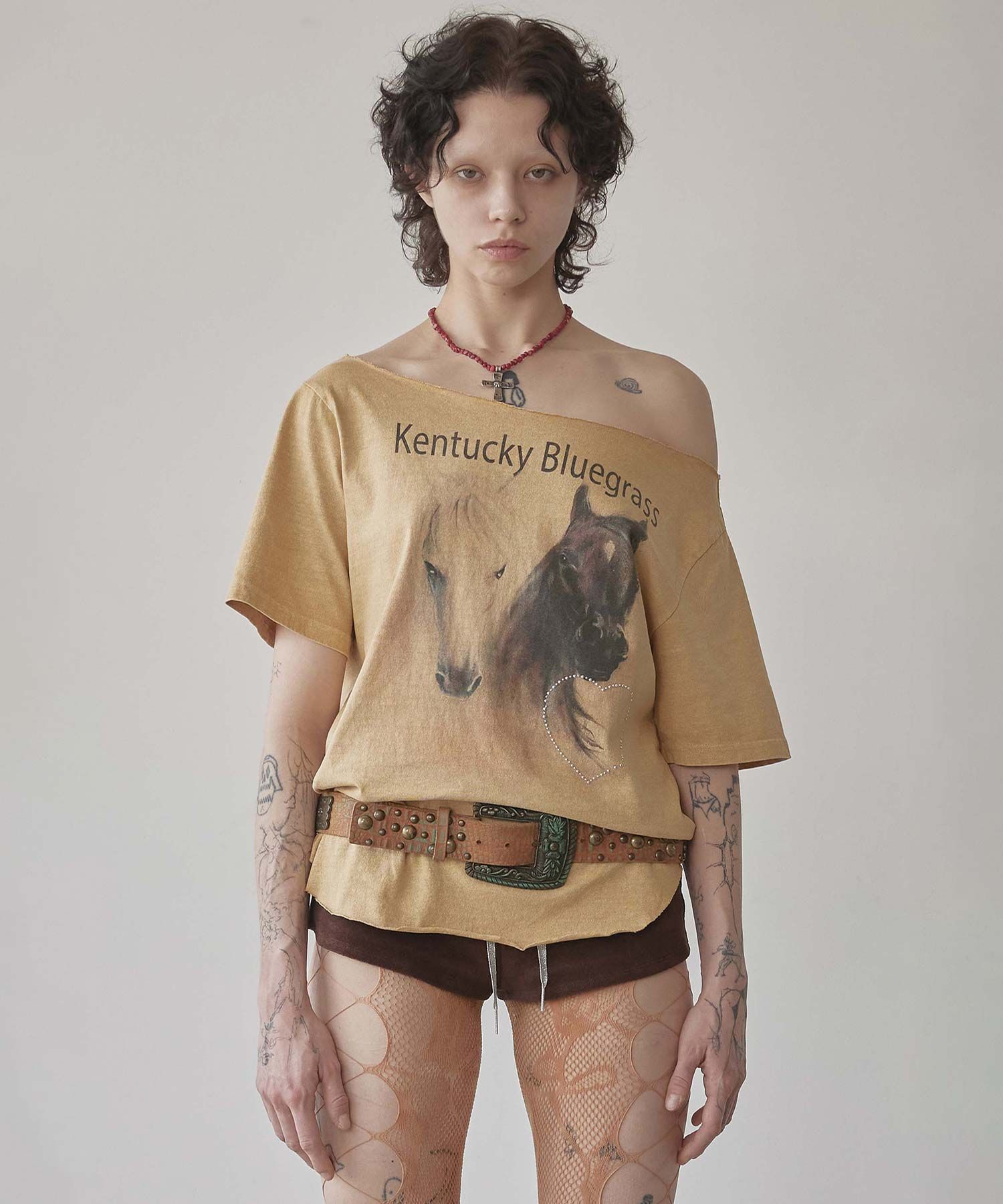 ● SCULPTOR ● Sheriff Cut Out Tee Sheriff Cut Out Tee Yellow – Sculptor